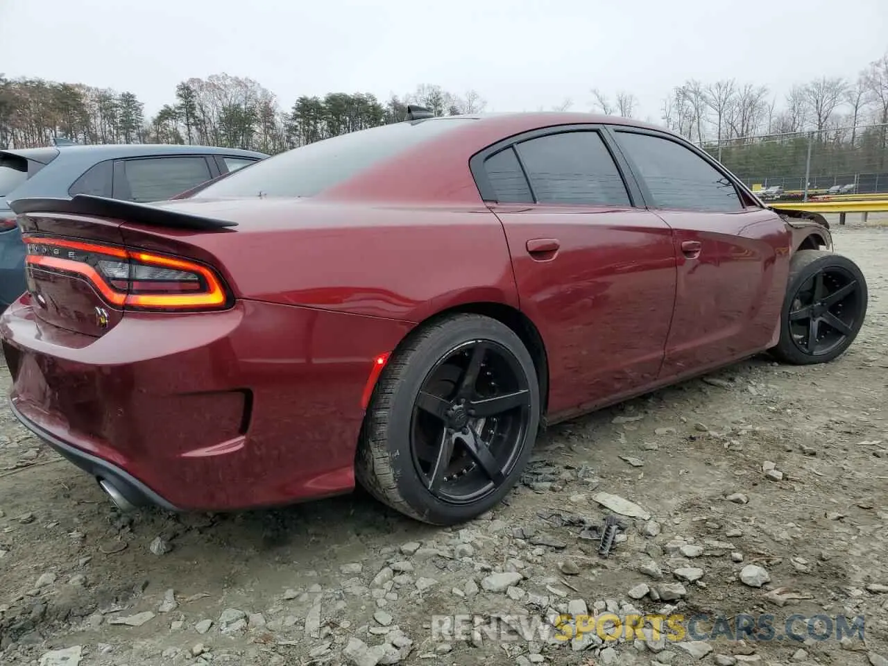 3 fotografías del automóvil dañado 2C3CDXGJ8KH588614 DODGE CHARGER 2019