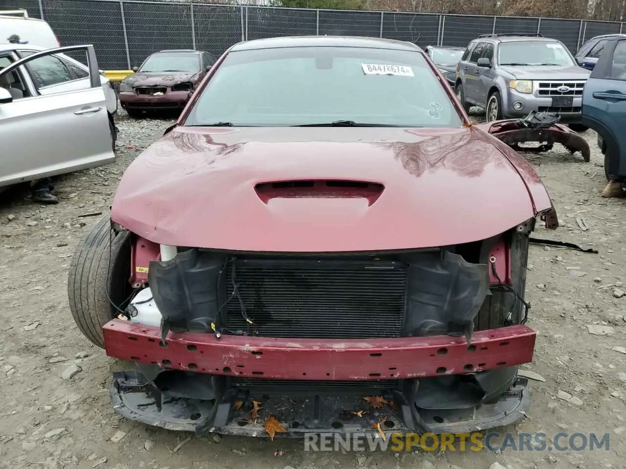 5 fotografías del automóvil dañado 2C3CDXGJ8KH588614 DODGE CHARGER 2019