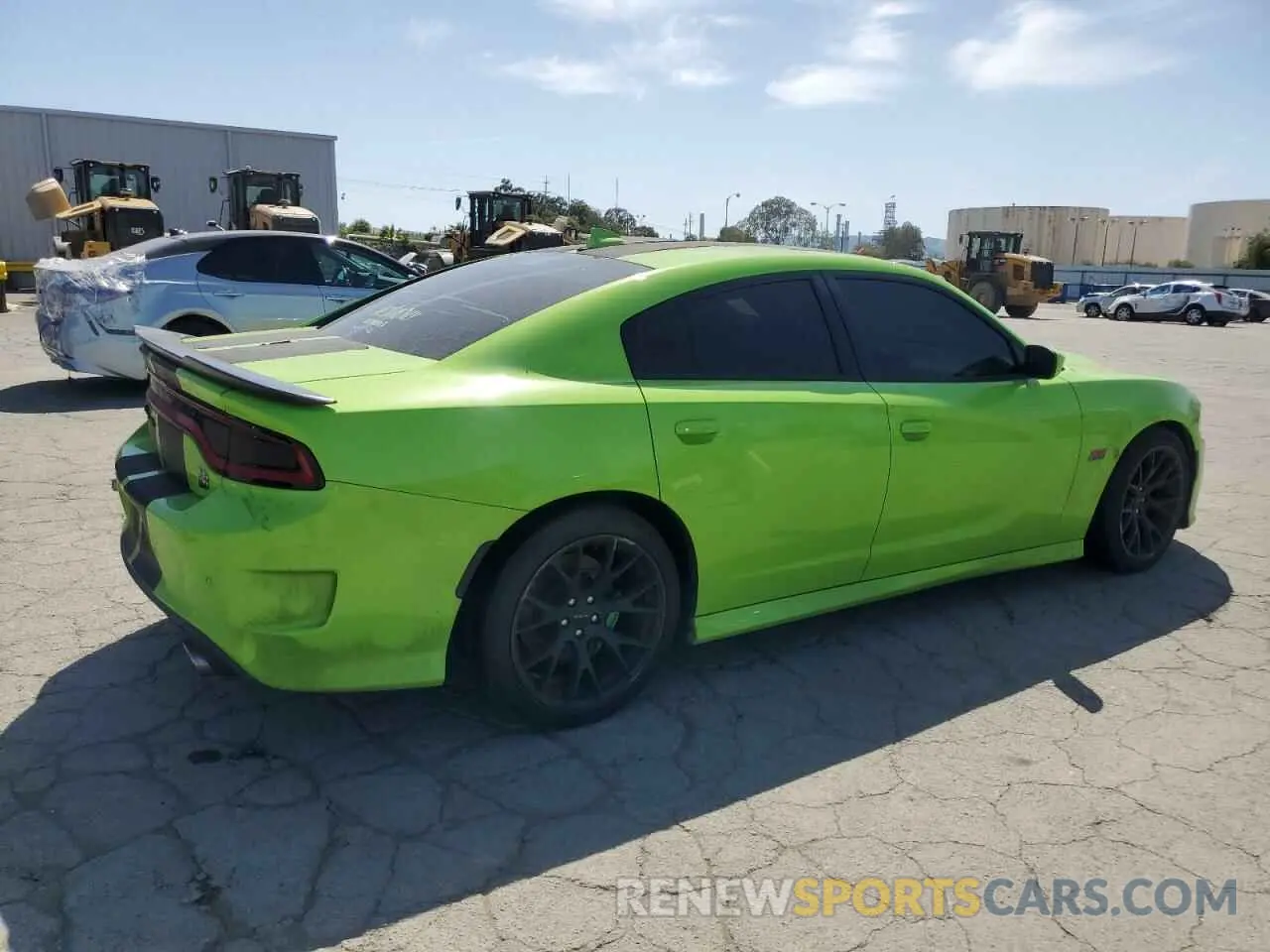 3 fotografías del automóvil dañado 2C3CDXGJ8KH716088 DODGE CHARGER 2019