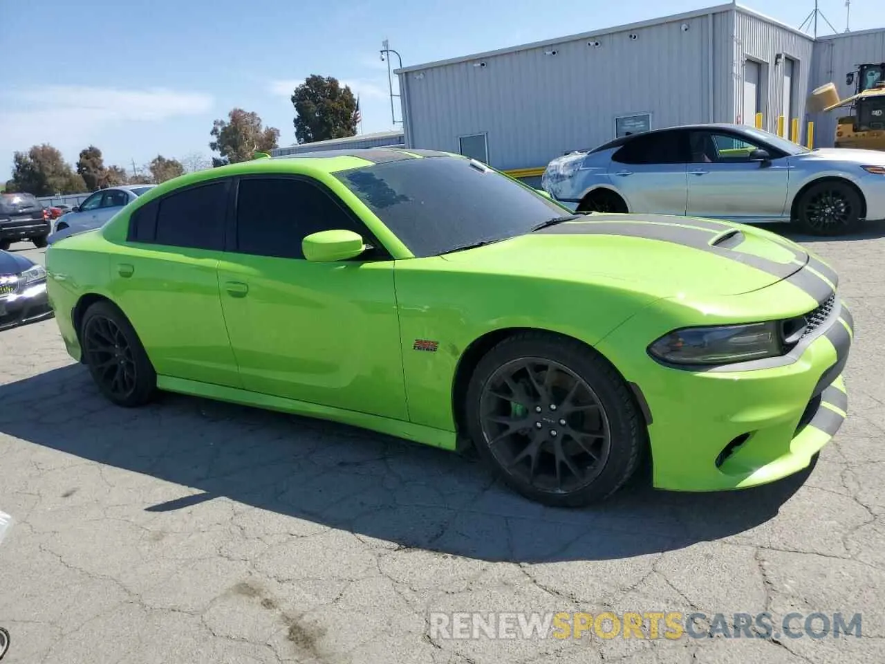 4 fotografías del automóvil dañado 2C3CDXGJ8KH716088 DODGE CHARGER 2019