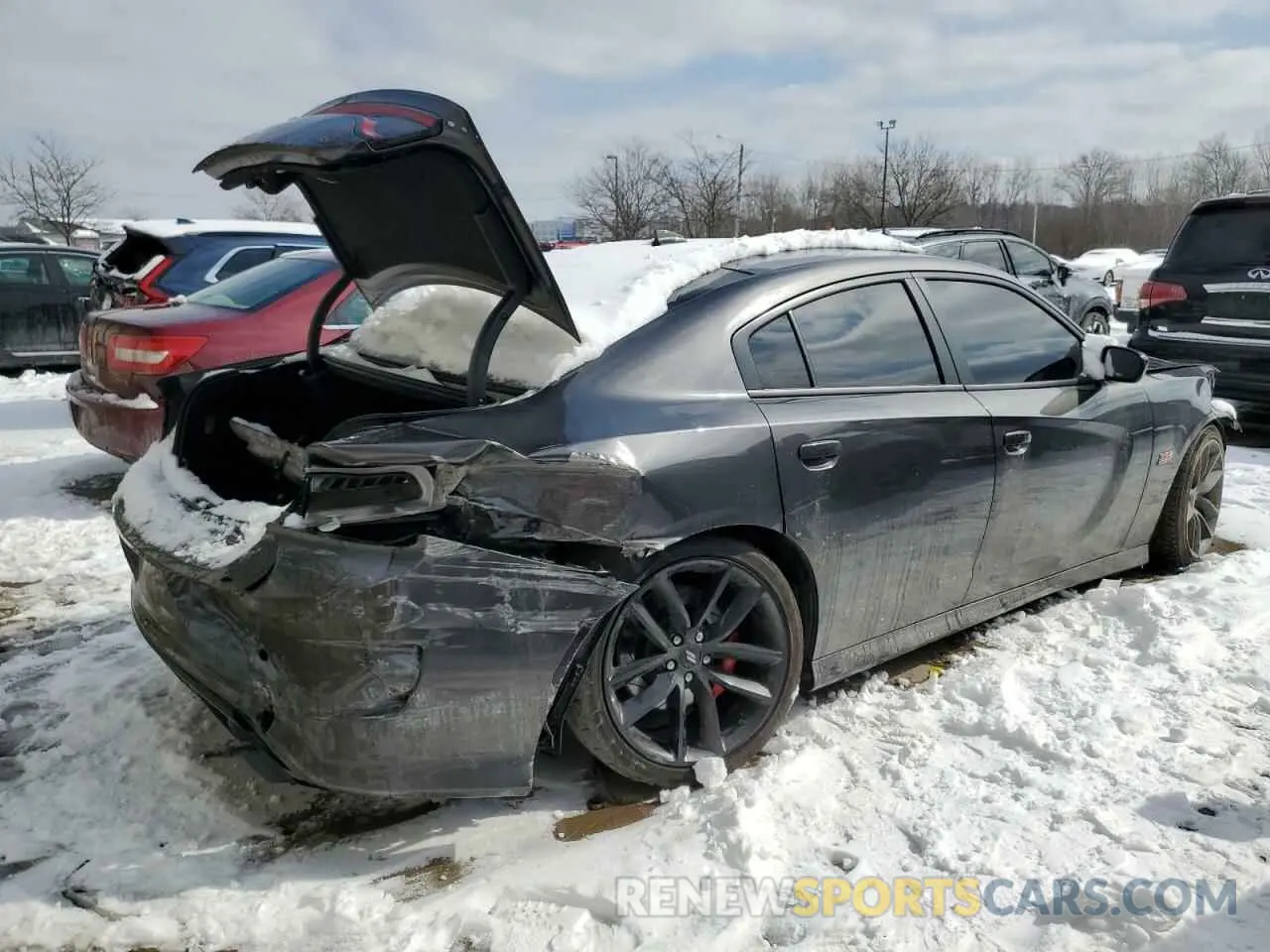3 fotografías del automóvil dañado 2C3CDXGJ9KH688981 DODGE CHARGER 2019