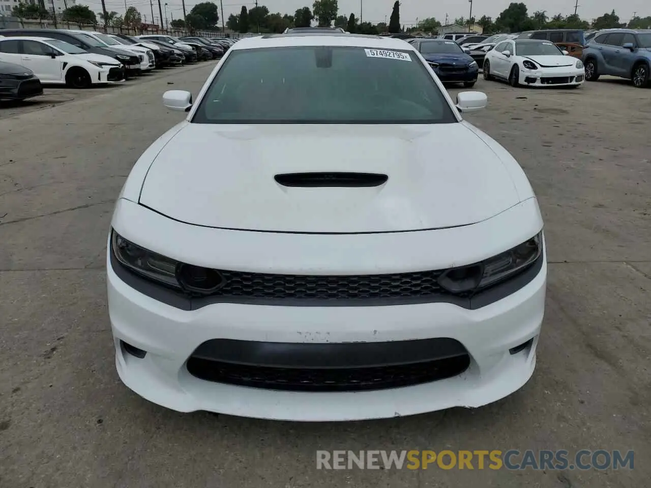 5 fotografías del automóvil dañado 2C3CDXGJXKH520282 DODGE CHARGER 2019