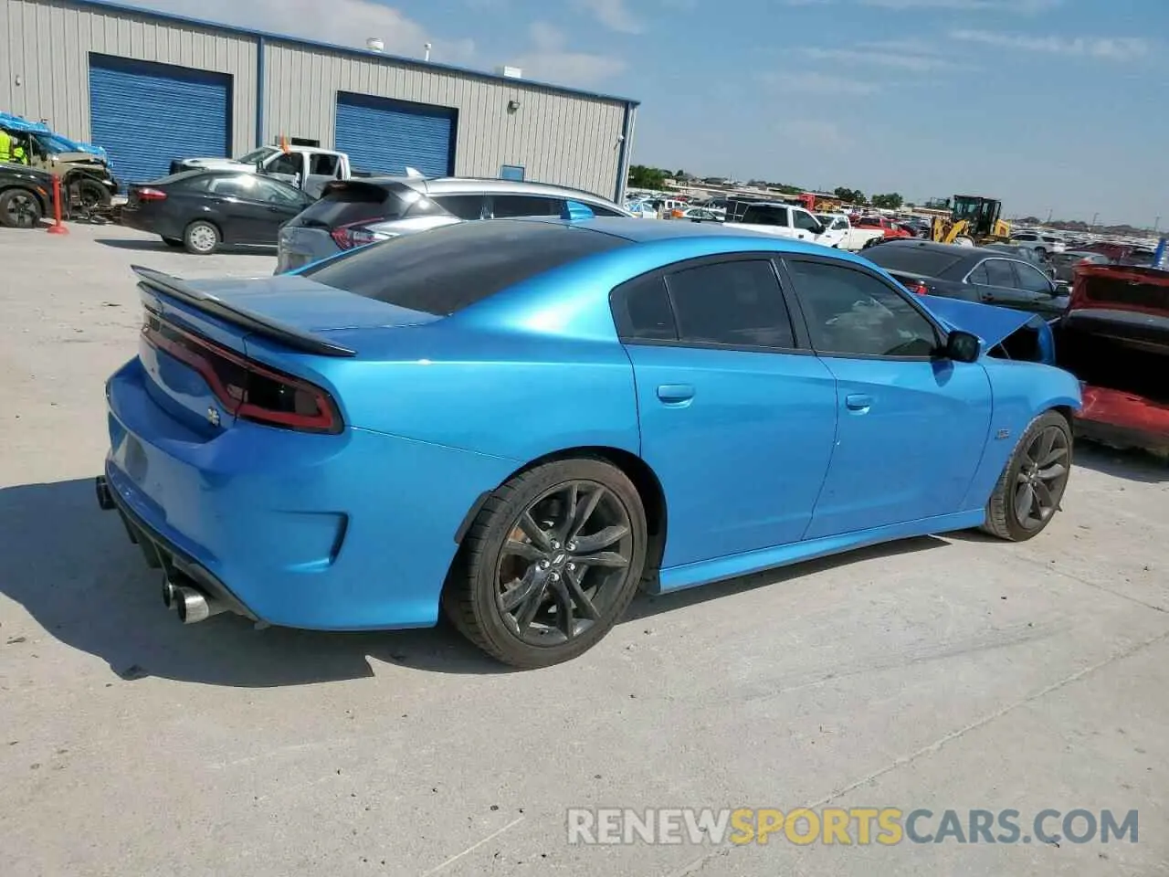 3 fotografías del automóvil dañado 2C3CDXGJXKH598769 DODGE CHARGER 2019