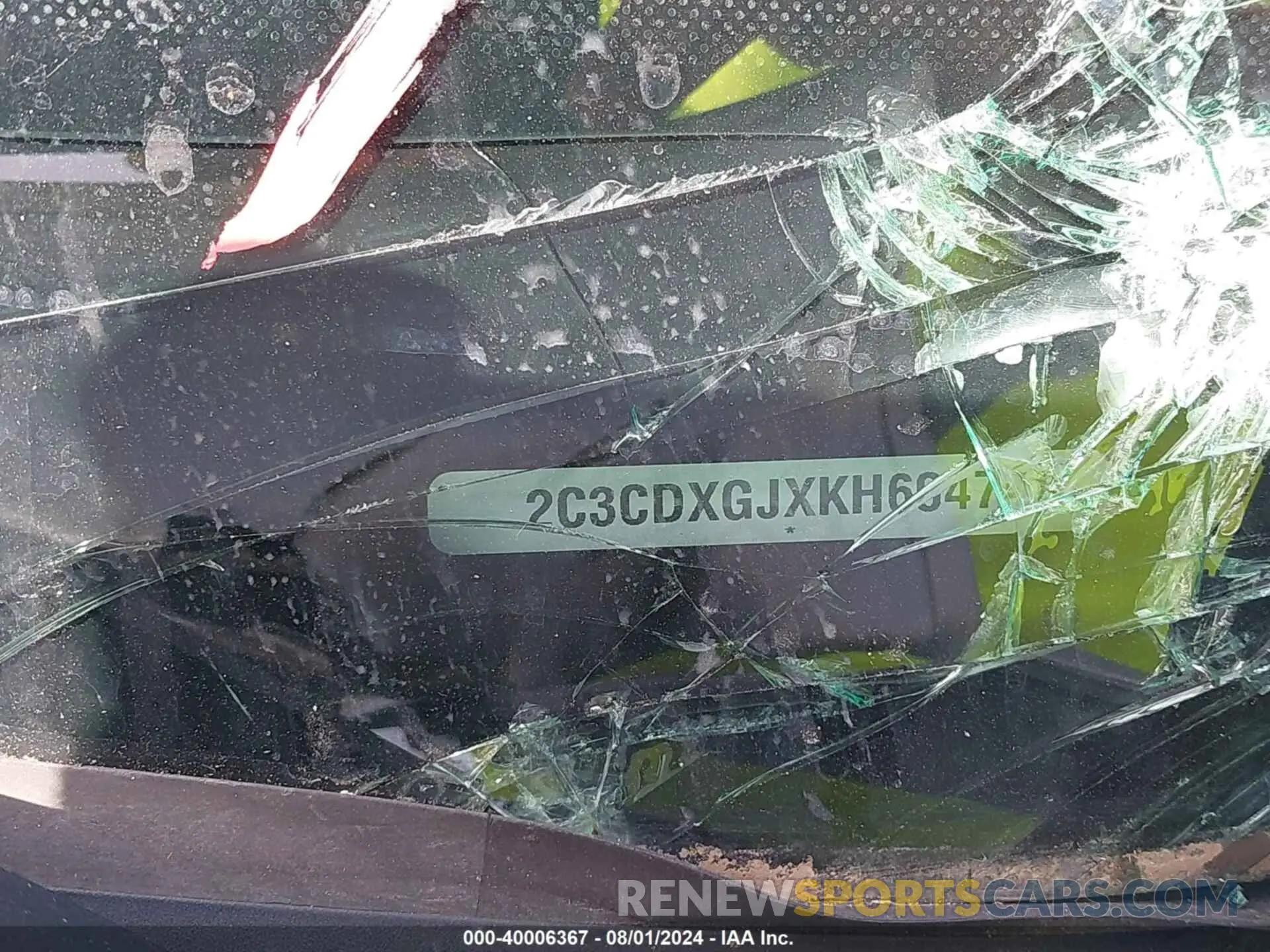 18 fotografías del automóvil dañado 2C3CDXGJXKH604747 DODGE CHARGER 2019