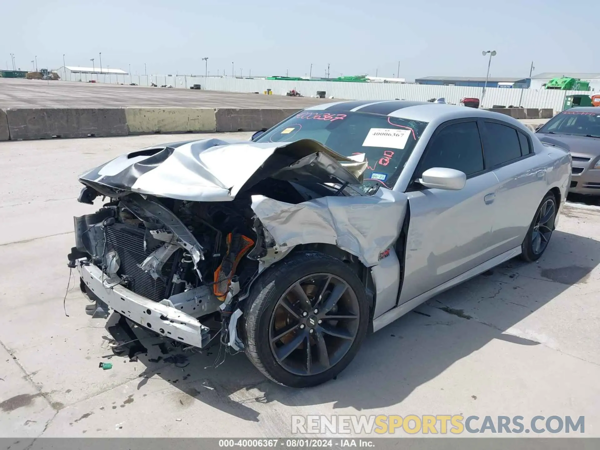 2 fotografías del automóvil dañado 2C3CDXGJXKH604747 DODGE CHARGER 2019