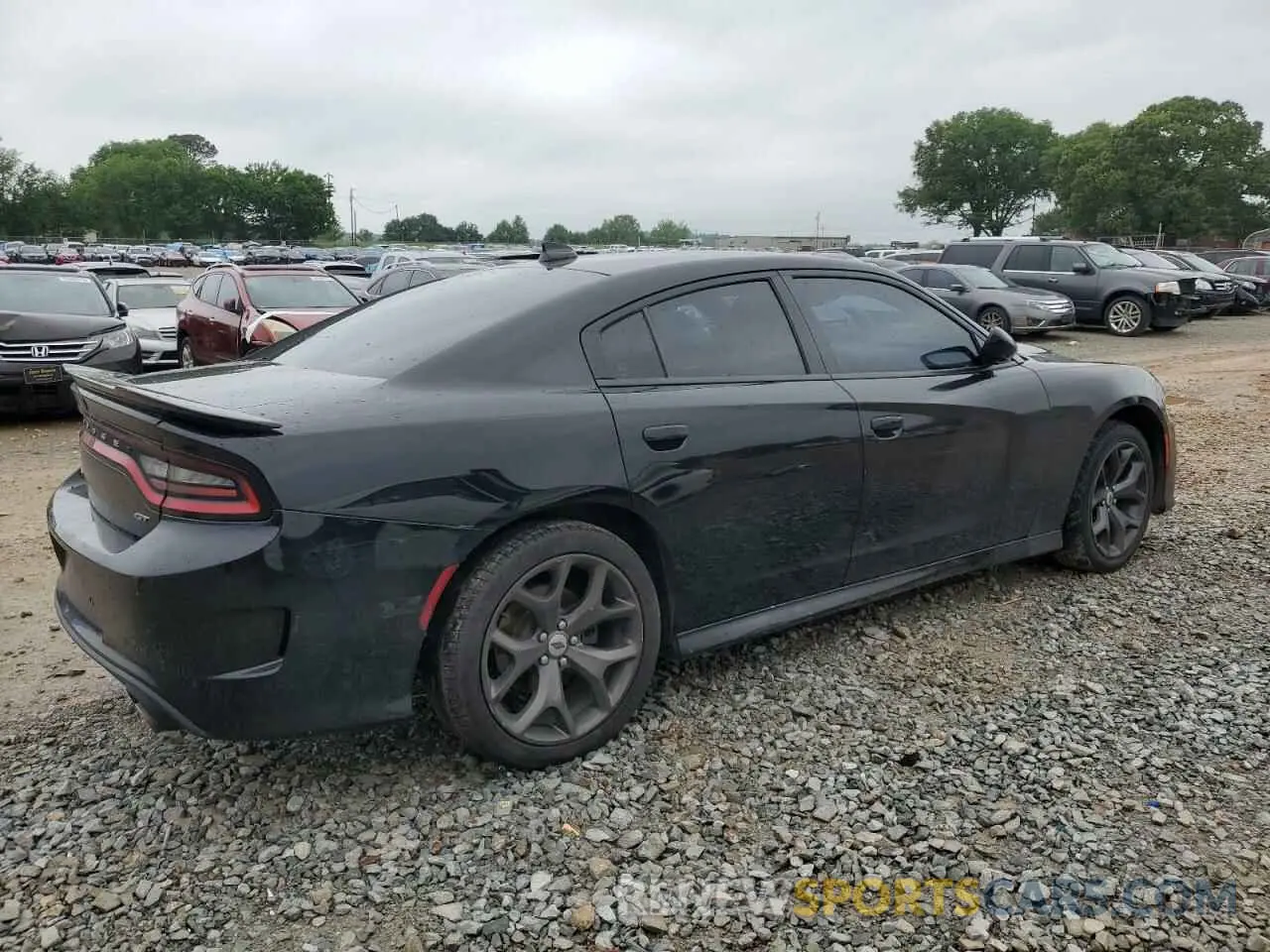 3 fotografías del automóvil dañado 2C3CDXHG0KH578761 DODGE CHARGER 2019