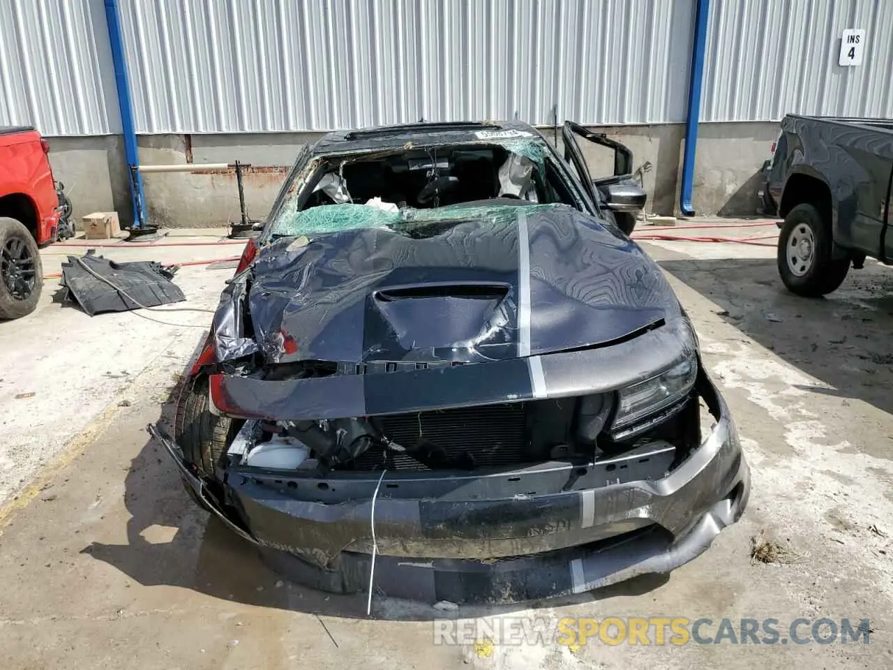 5 fotografías del automóvil dañado 2C3CDXHG1KH681431 DODGE CHARGER 2019