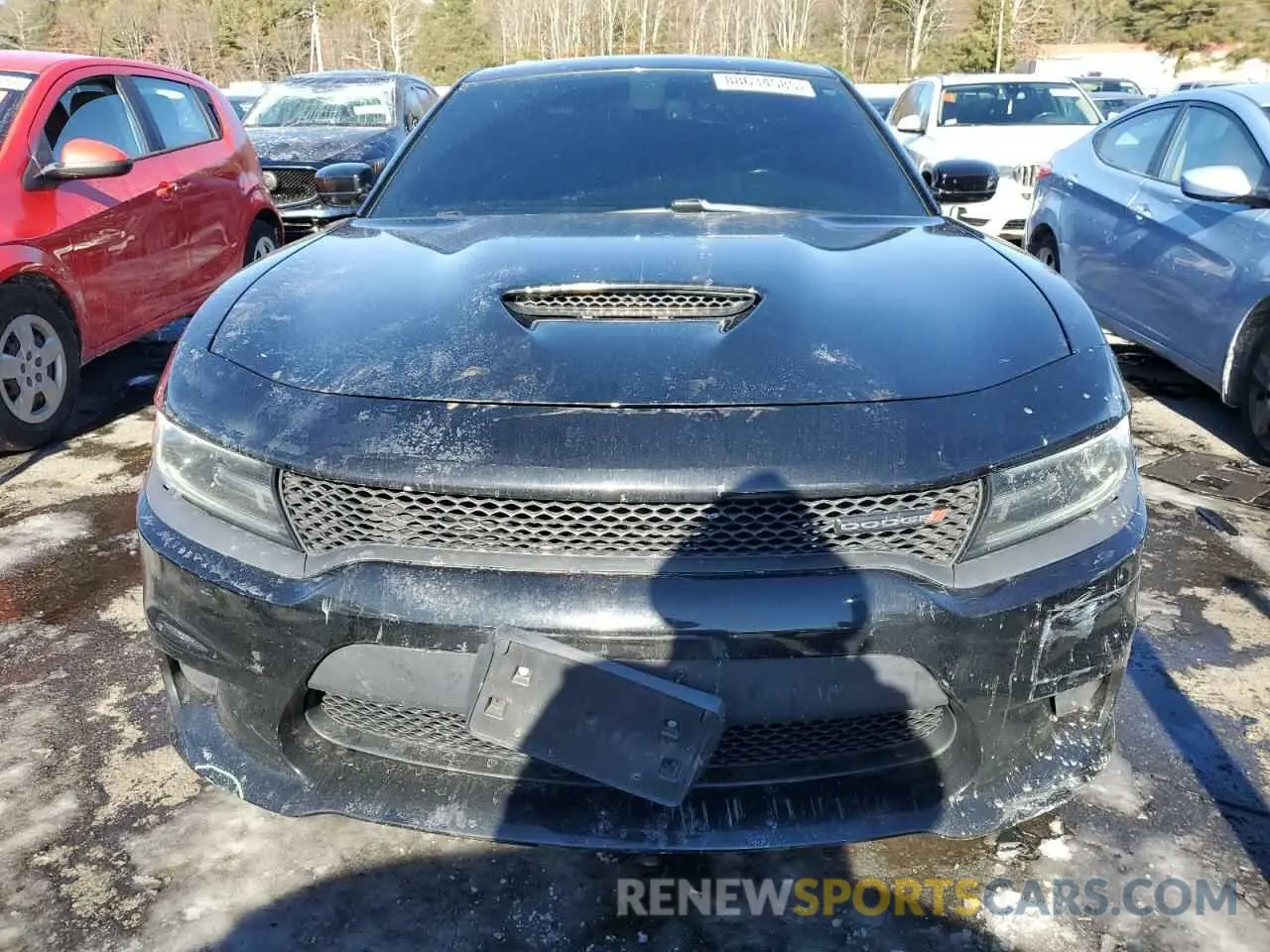 5 fotografías del automóvil dañado 2C3CDXHG1KH684975 DODGE CHARGER 2019