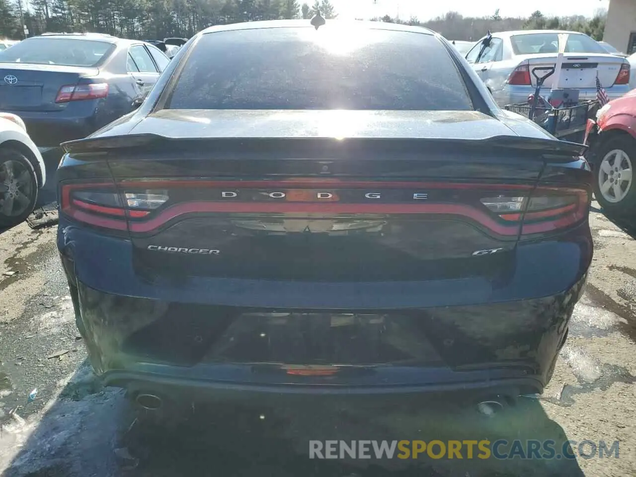6 fotografías del automóvil dañado 2C3CDXHG1KH684975 DODGE CHARGER 2019