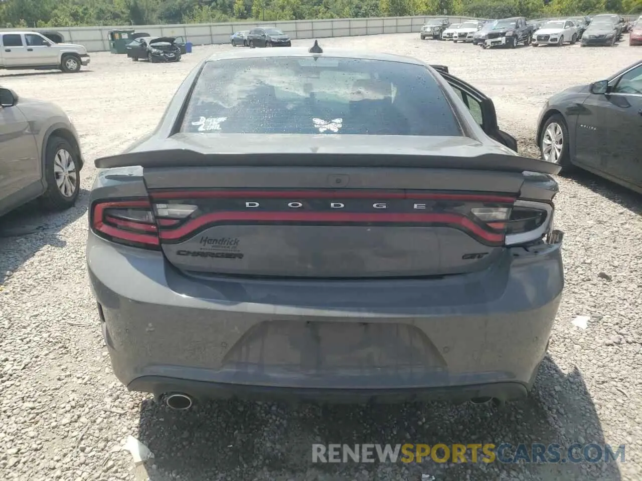 6 fotografías del automóvil dañado 2C3CDXHG2KH527567 DODGE CHARGER 2019