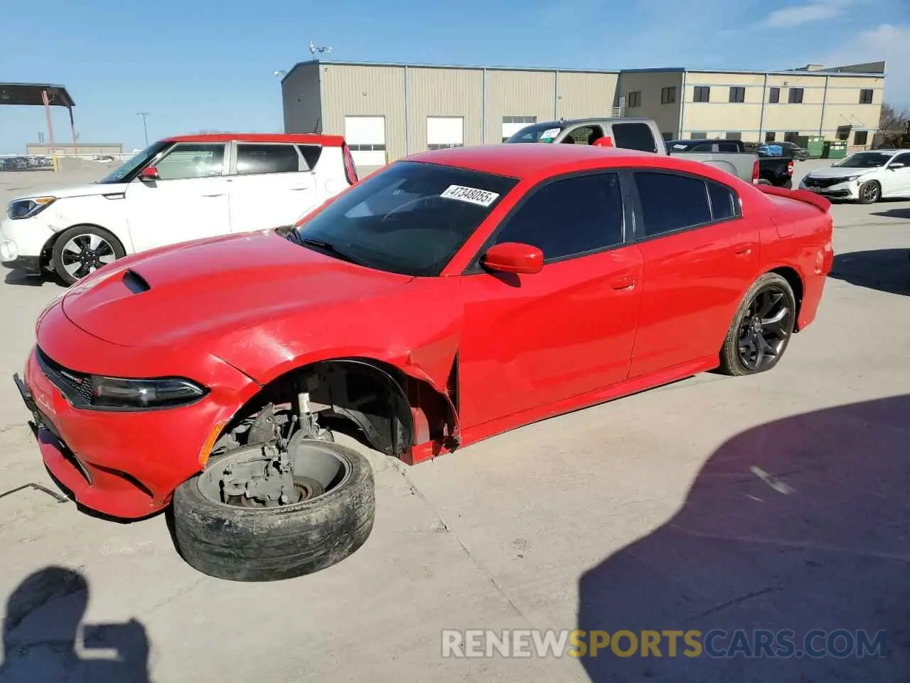1 fotografías del automóvil dañado 2C3CDXHG2KH674360 DODGE CHARGER 2019