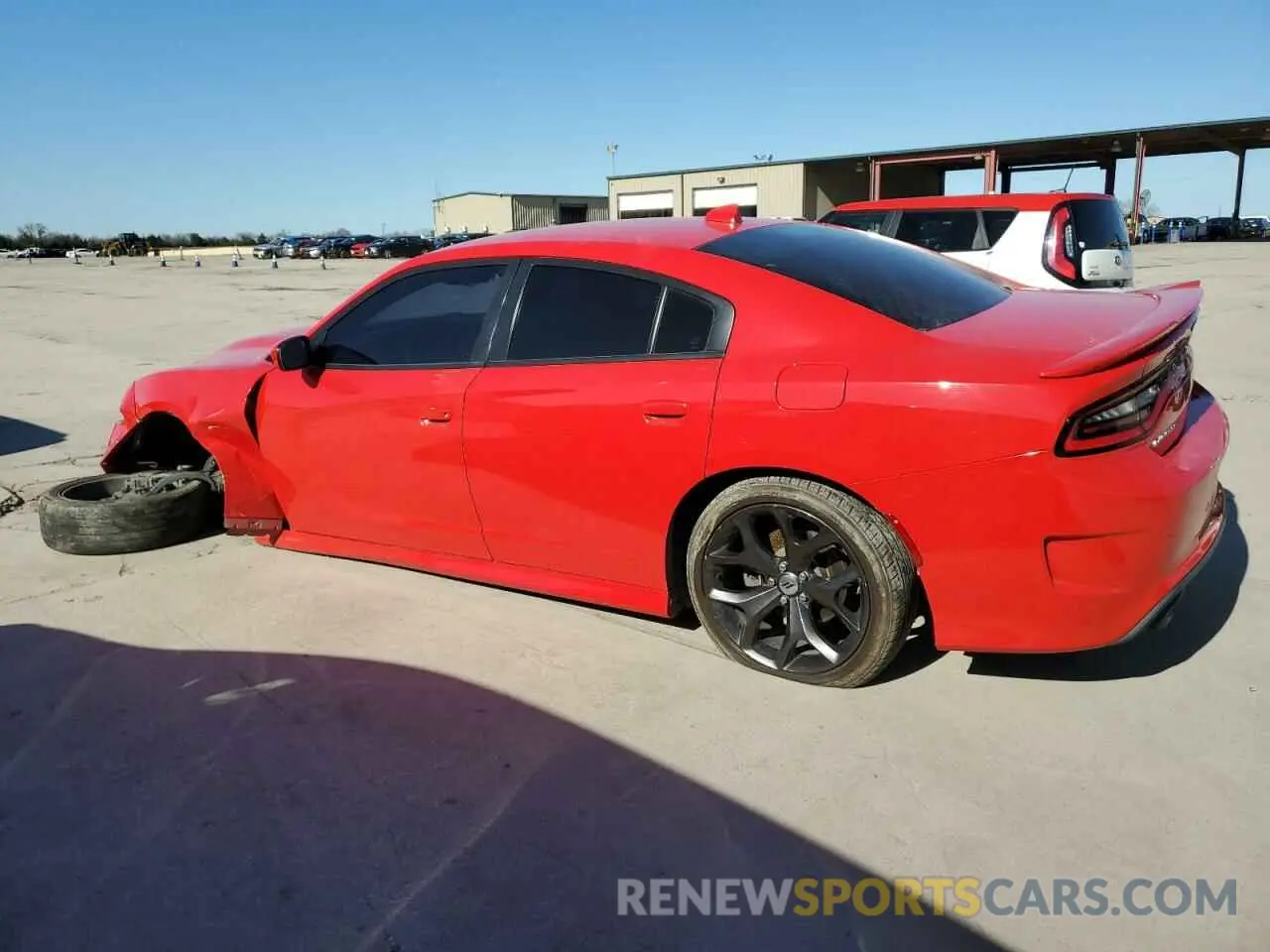 2 fotografías del automóvil dañado 2C3CDXHG2KH674360 DODGE CHARGER 2019