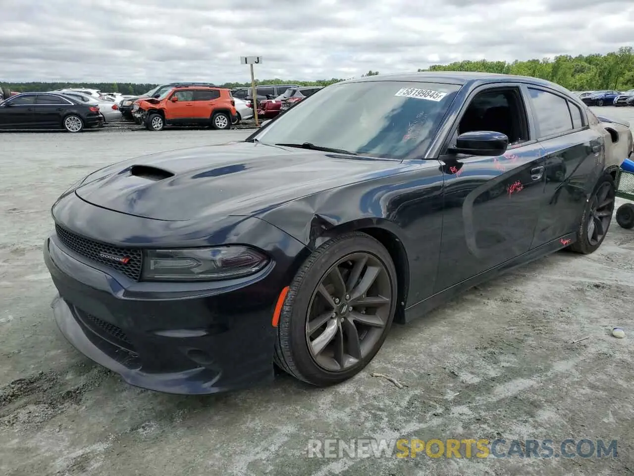 1 fotografías del automóvil dañado 2C3CDXHG3KH627080 DODGE CHARGER 2019