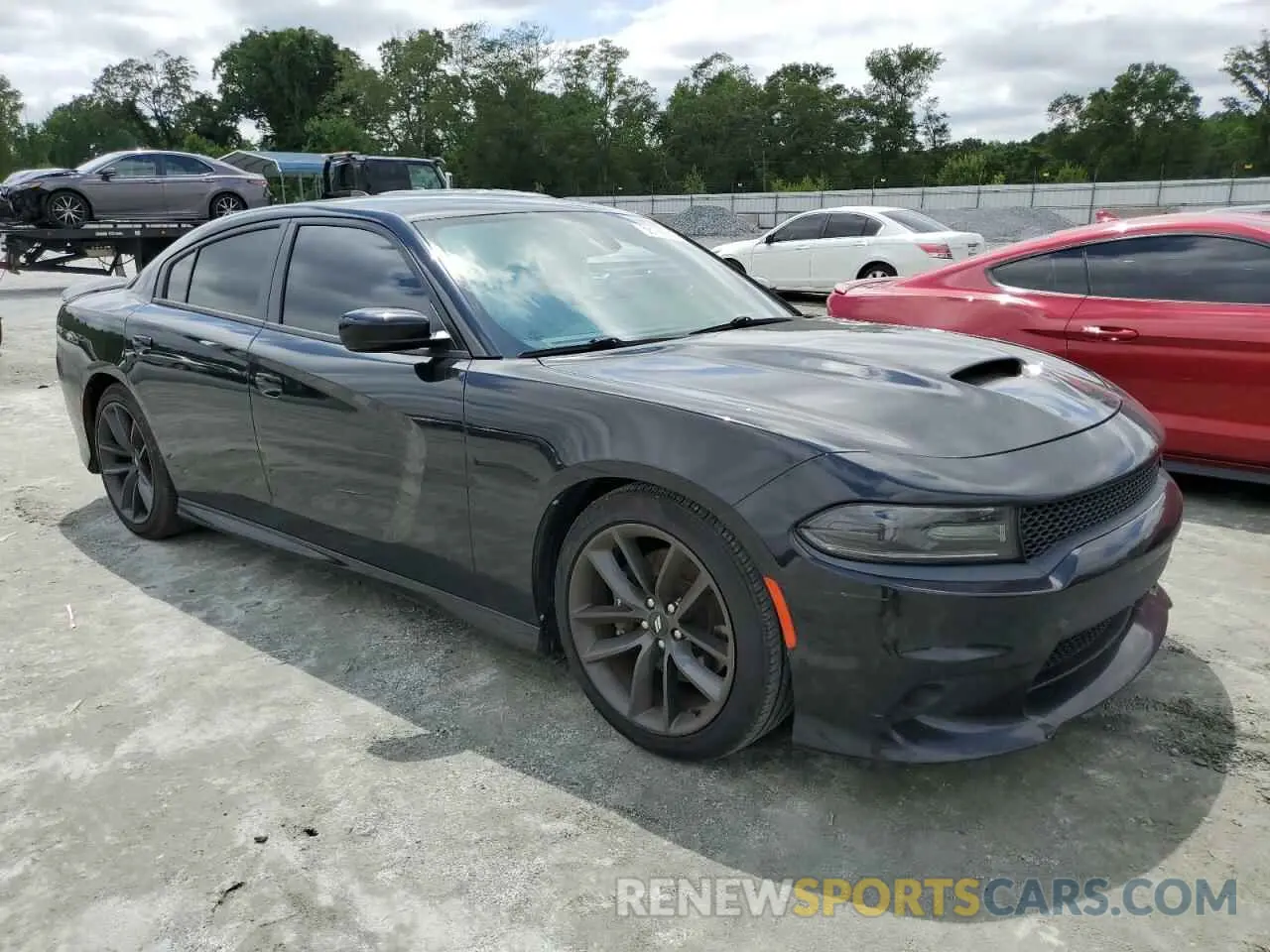 4 fotografías del automóvil dañado 2C3CDXHG3KH627080 DODGE CHARGER 2019