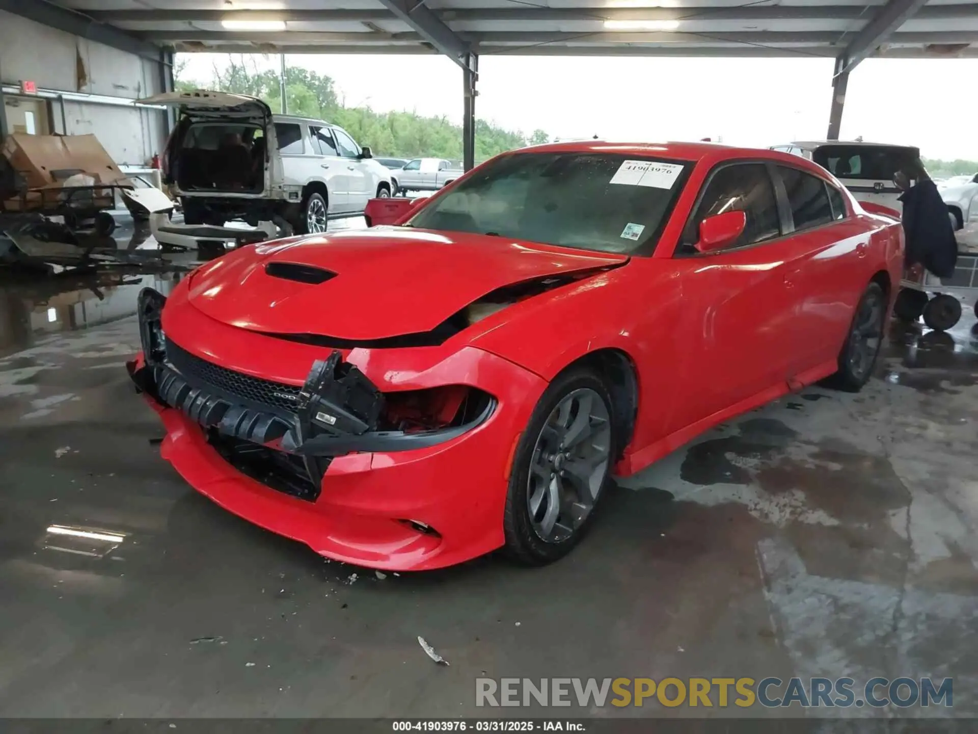 2 fotografías del automóvil dañado 2C3CDXHG4KH526761 DODGE CHARGER 2019