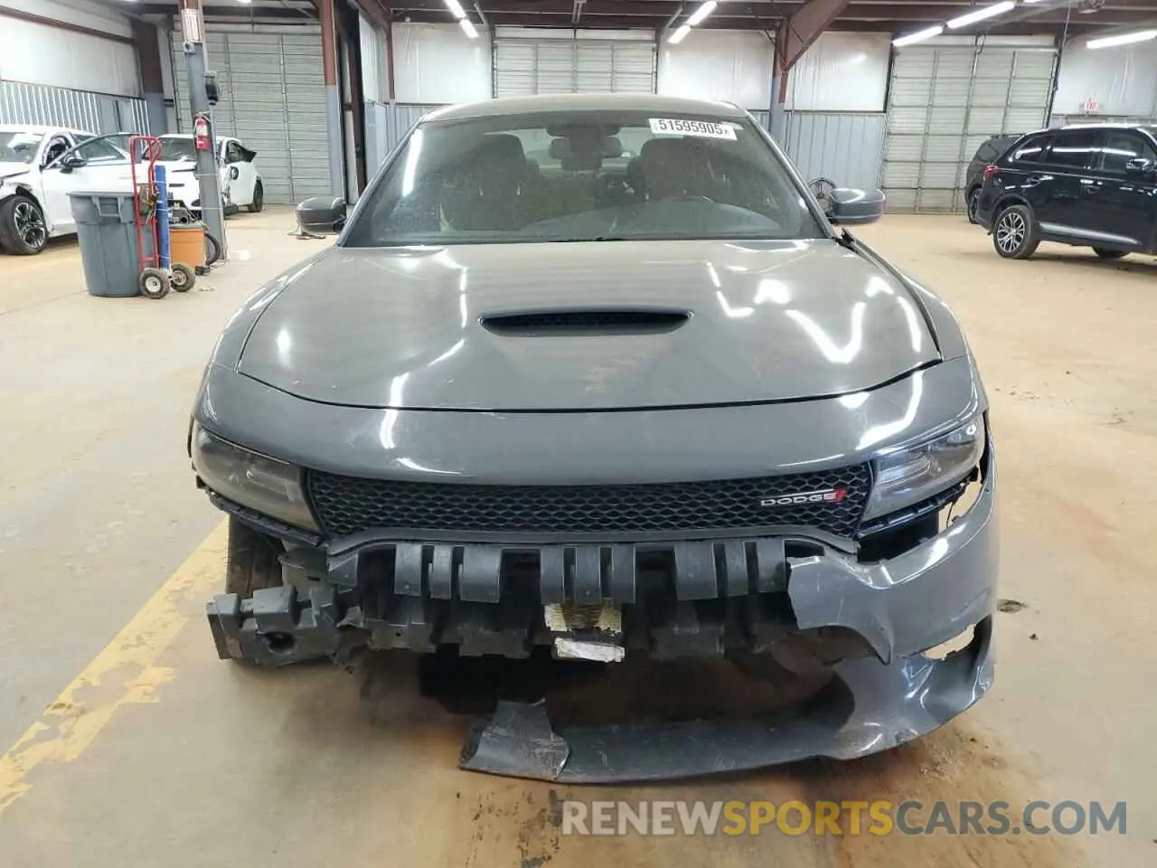 5 fotografías del automóvil dañado 2C3CDXHG6KH513672 DODGE CHARGER 2019