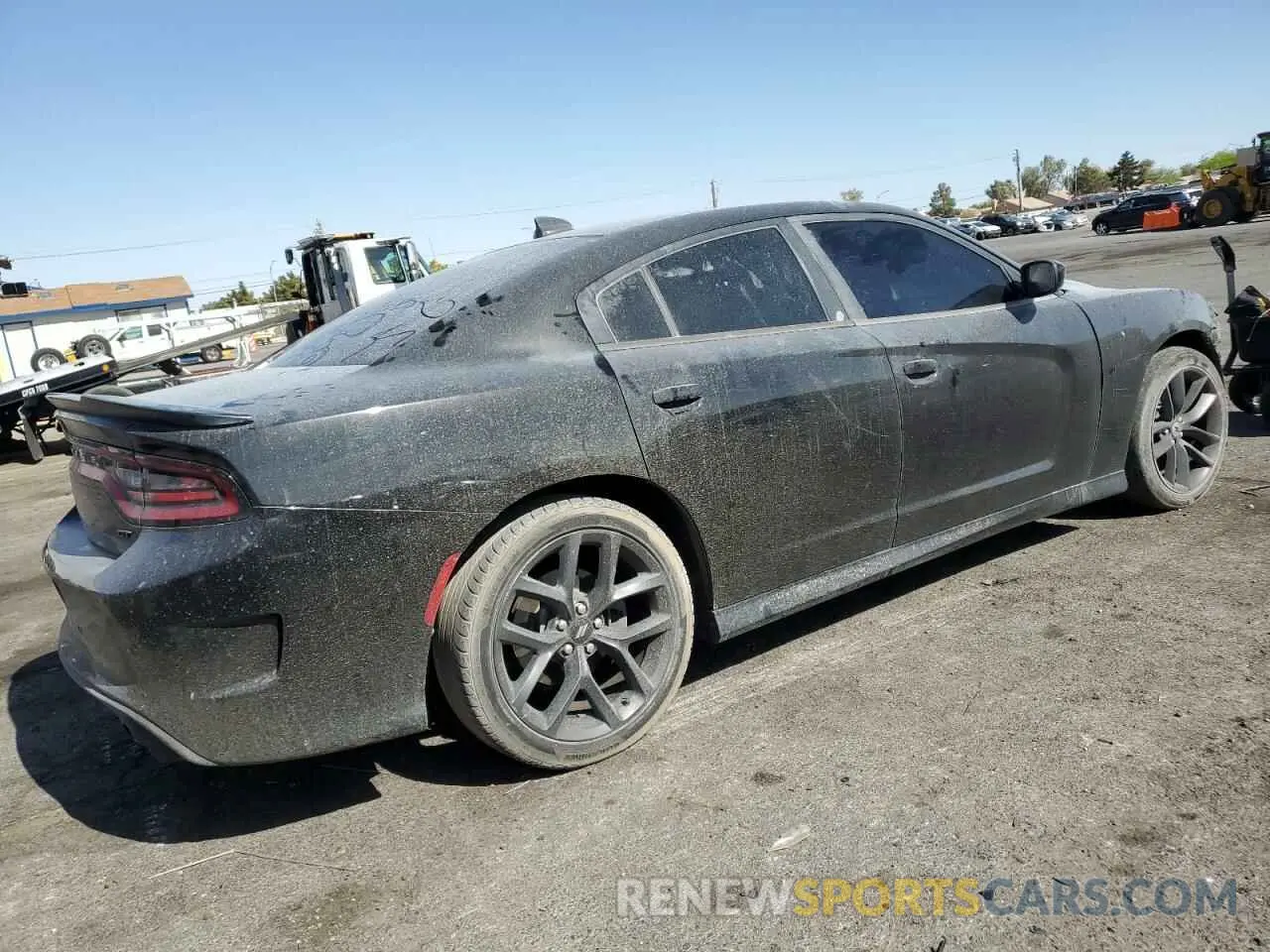 3 fotografías del automóvil dañado 2C3CDXHG6KH547434 DODGE CHARGER 2019