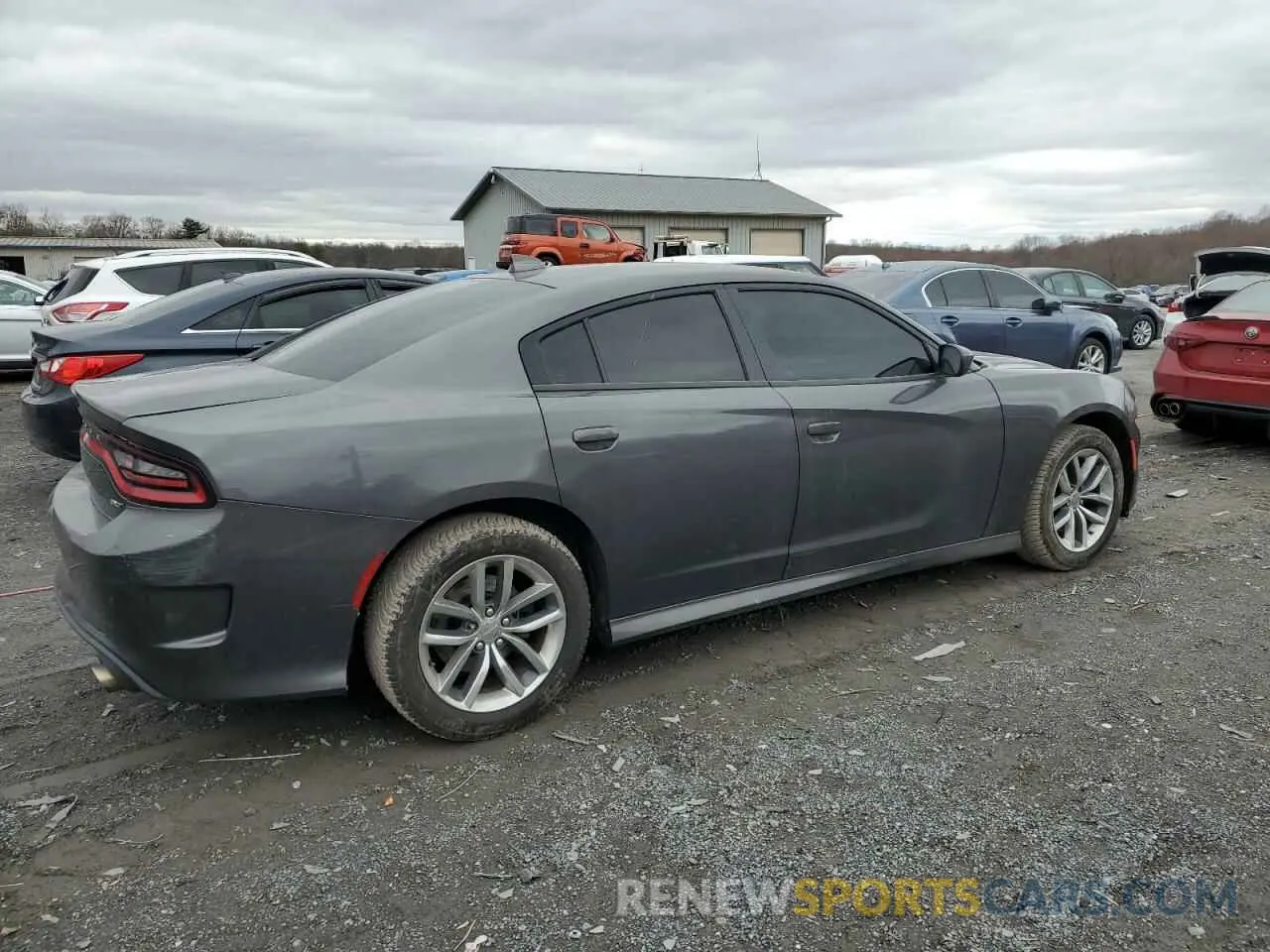 3 fotografías del automóvil dañado 2C3CDXHG6KH584709 DODGE CHARGER 2019