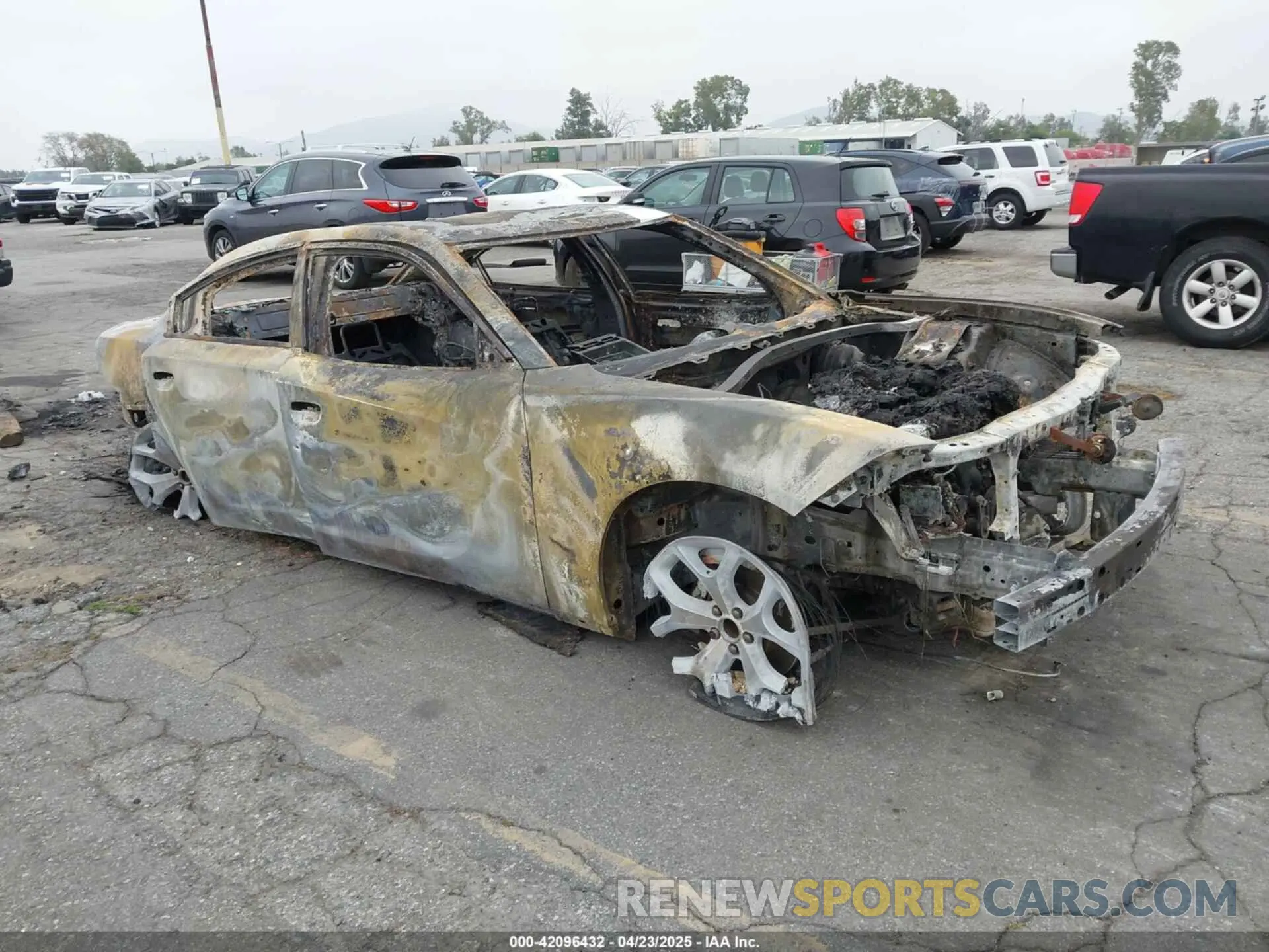 1 fotografías del automóvil dañado 2C3CDXHG6KH673647 DODGE CHARGER 2019