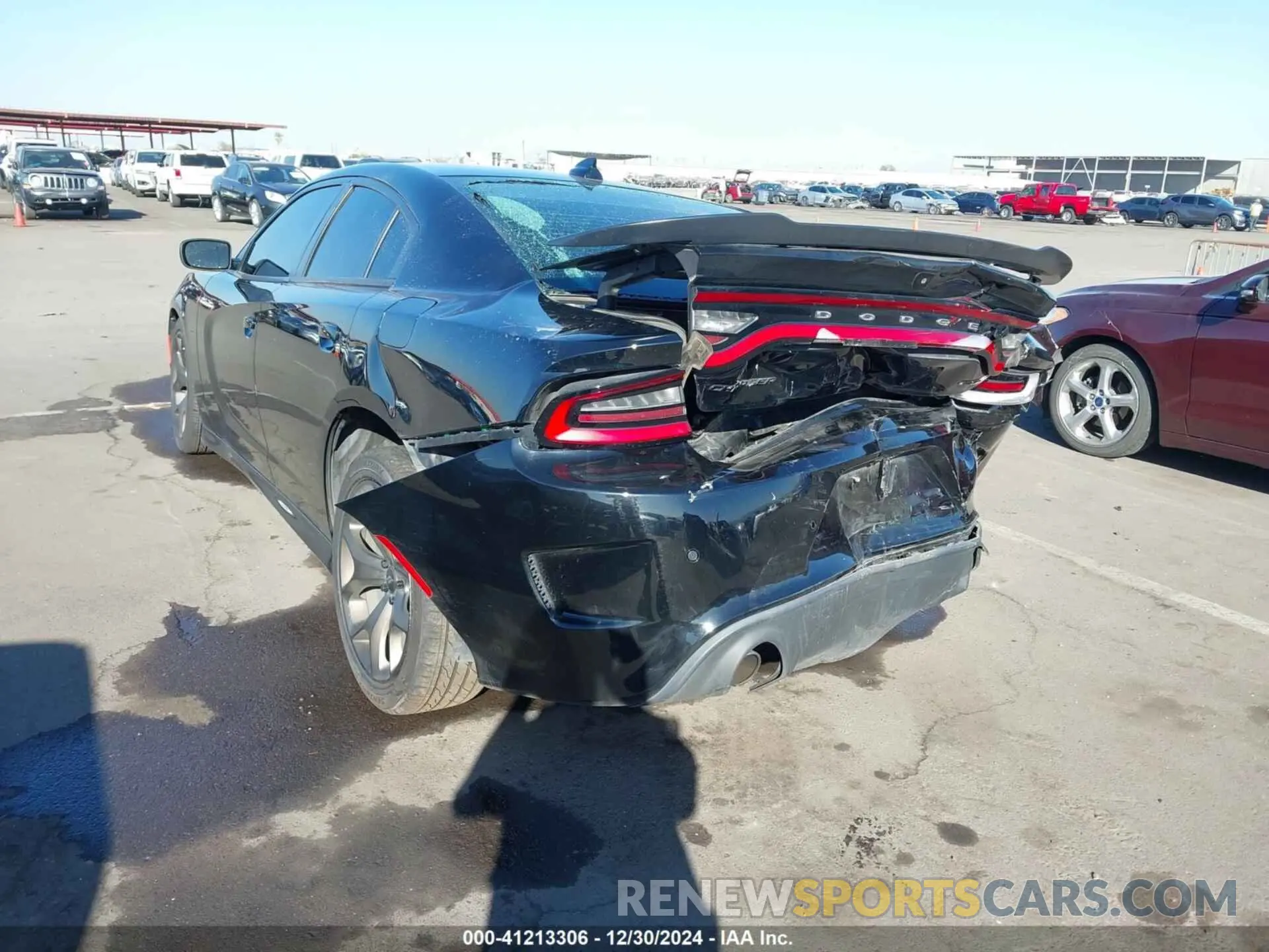 6 fotografías del automóvil dañado 2C3CDXHG6KH740375 DODGE CHARGER 2019