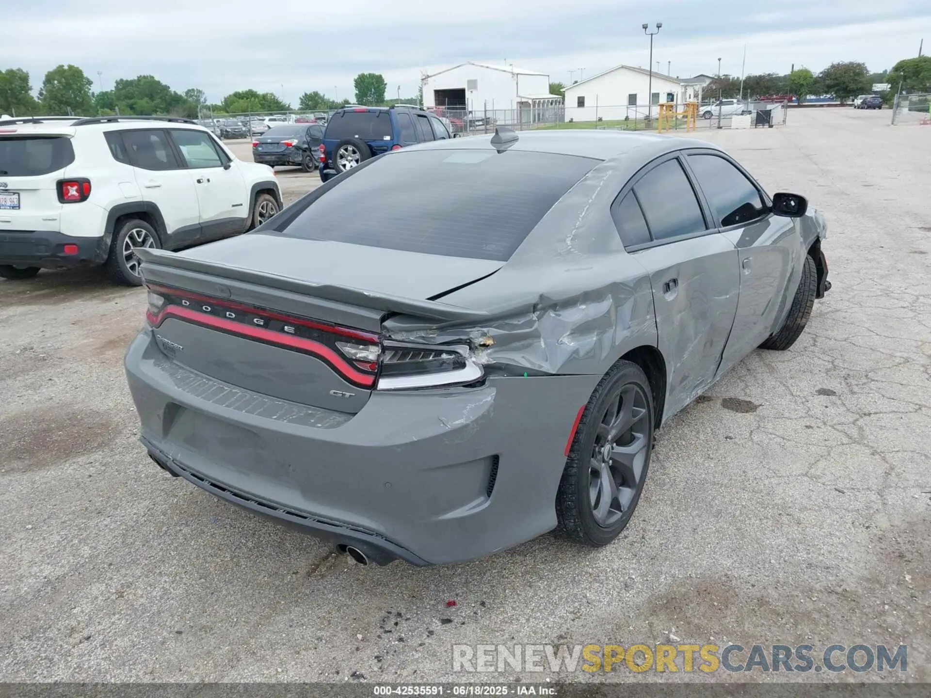 4 fotografías del automóvil dañado 2C3CDXHG7KH598876 DODGE CHARGER 2019