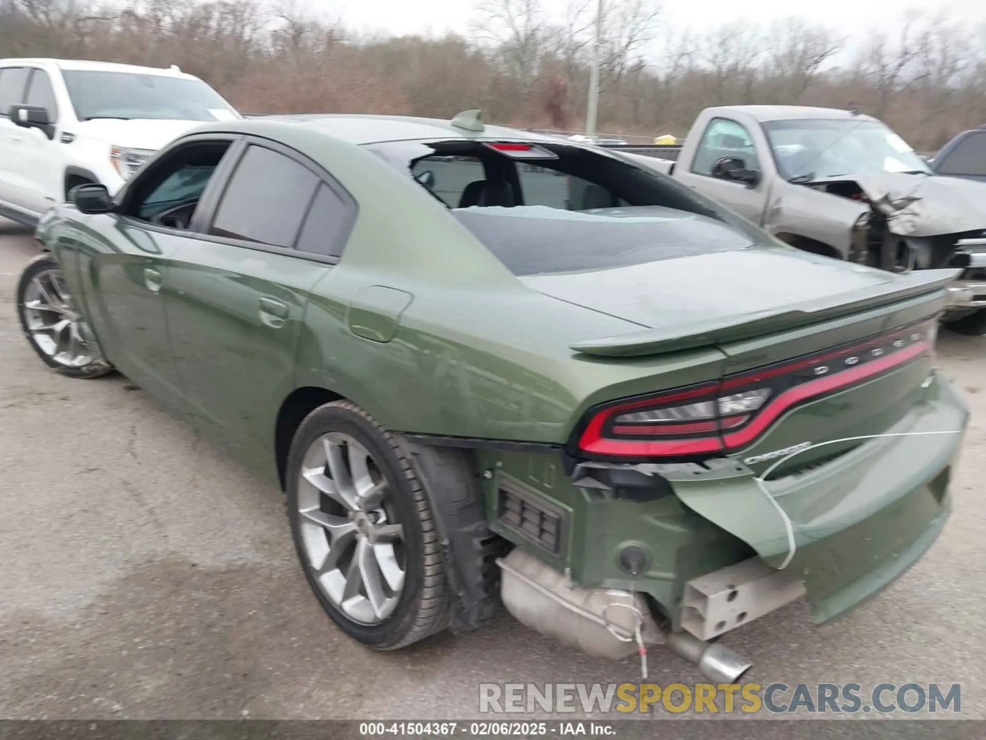 3 fotografías del automóvil dañado 2C3CDXHG7KH619502 DODGE CHARGER 2019