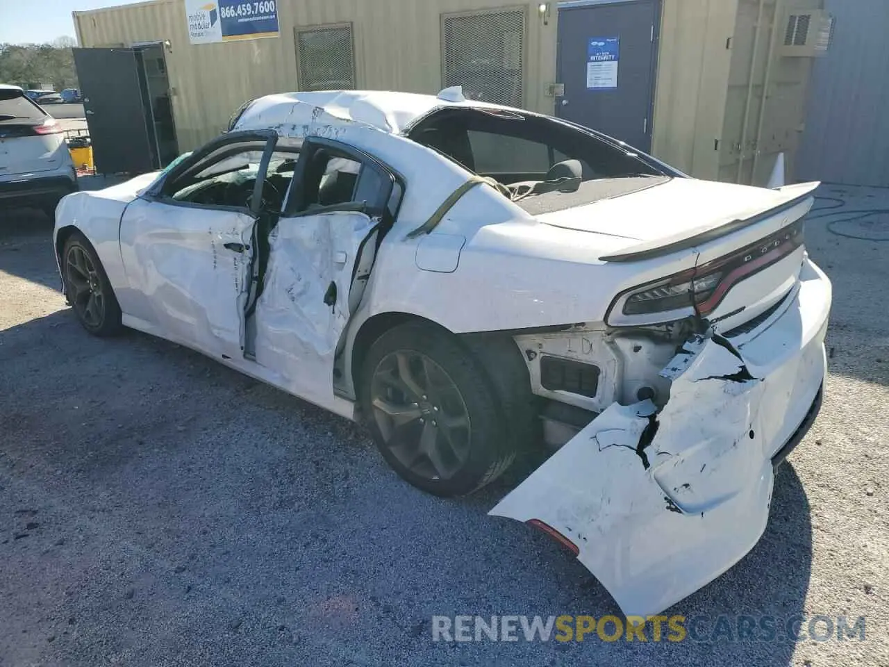 2 fotografías del automóvil dañado 2C3CDXHG8KH740510 DODGE CHARGER 2019