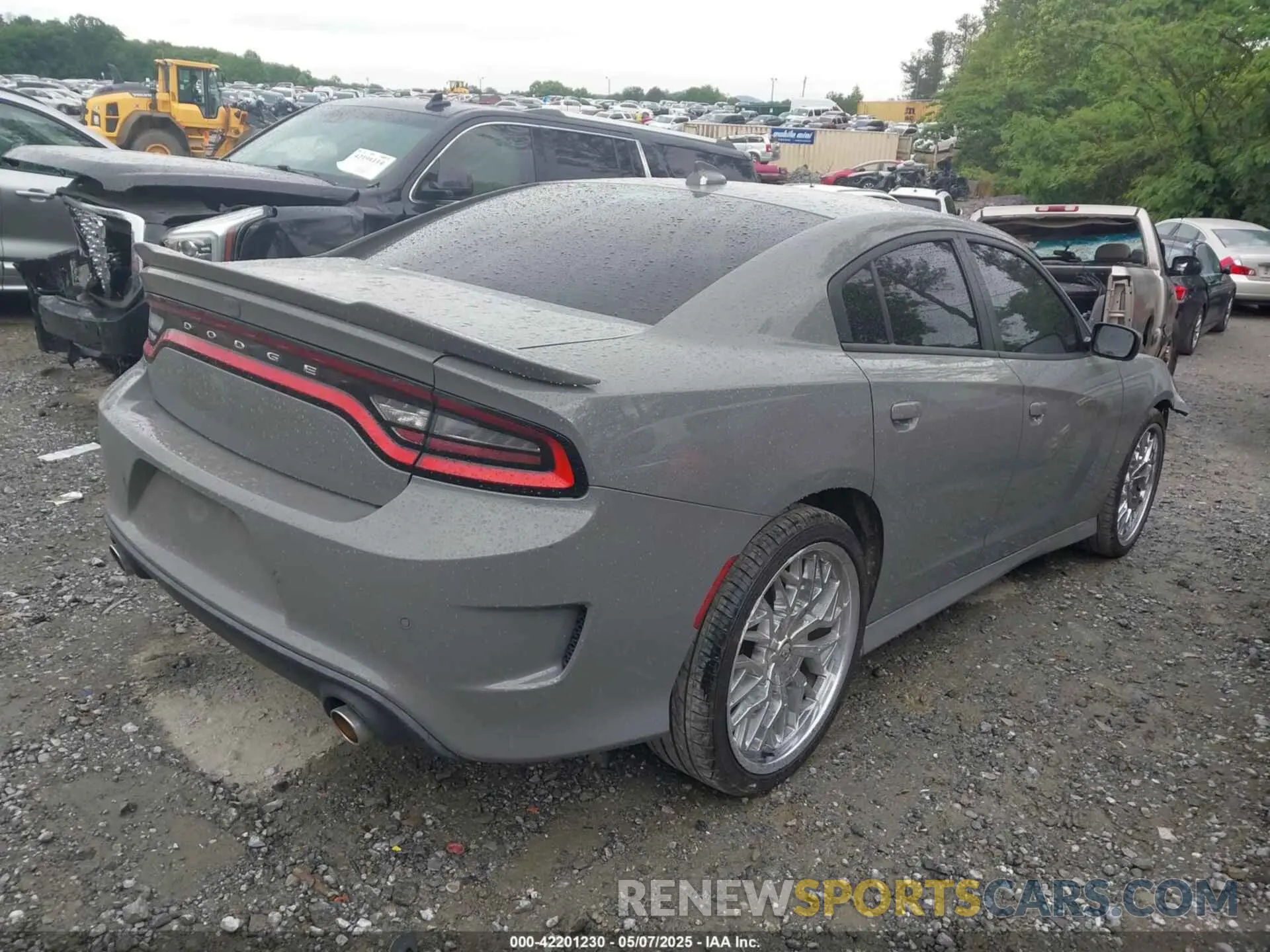 4 fotografías del automóvil dañado 2C3CDXHG9KH512483 DODGE CHARGER 2019