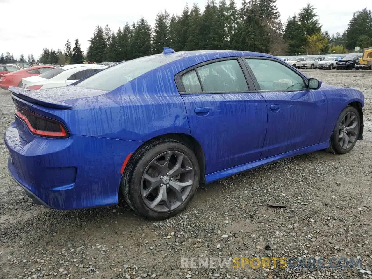 3 fotografías del automóvil dañado 2C3CDXHG9KH612745 DODGE CHARGER 2019