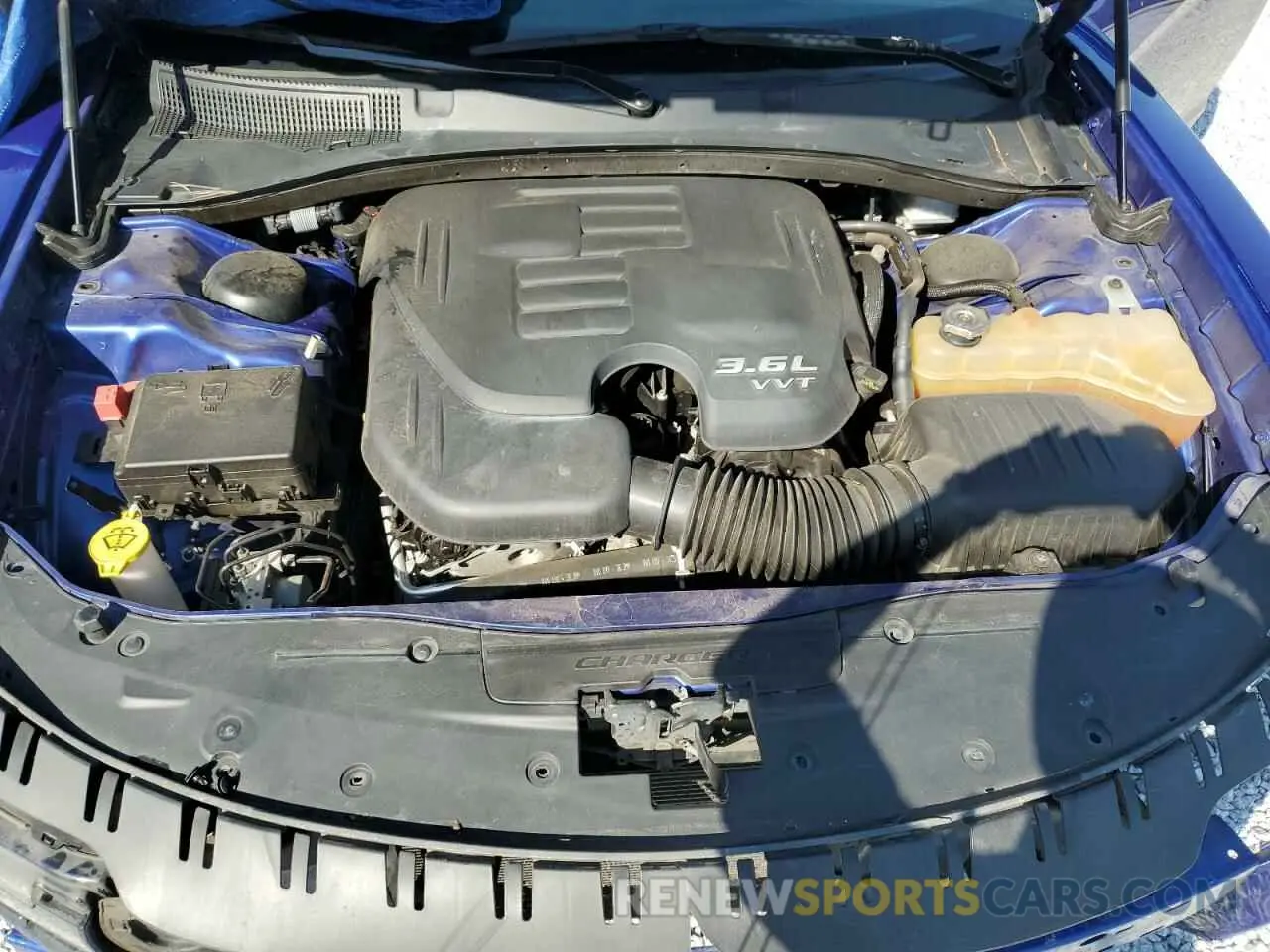 11 fotografías del automóvil dañado 2C3CDXHG9KH718600 DODGE CHARGER 2019
