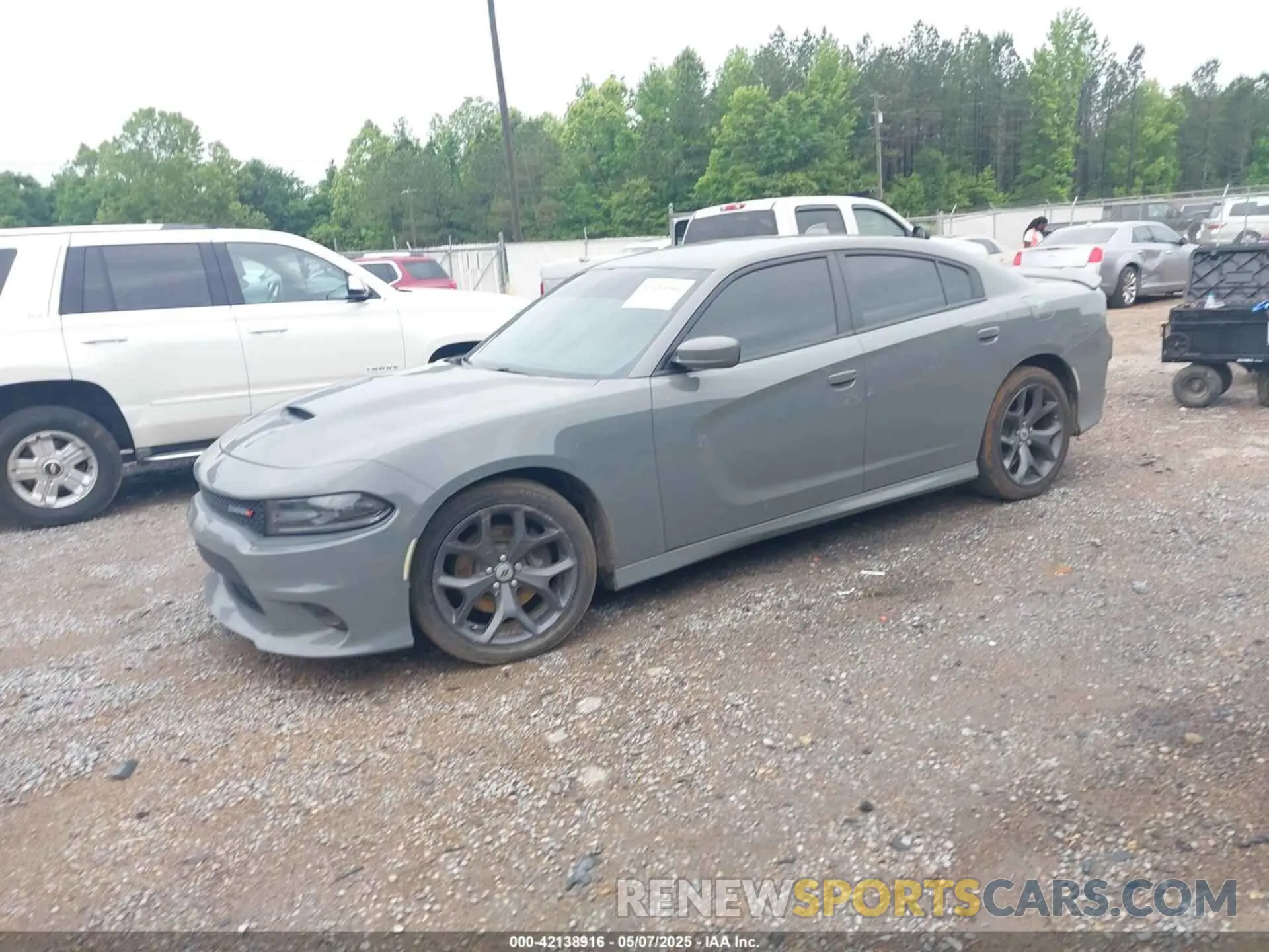 2 fotografías del automóvil dañado 2C3CDXHGXKH681895 DODGE CHARGER 2019