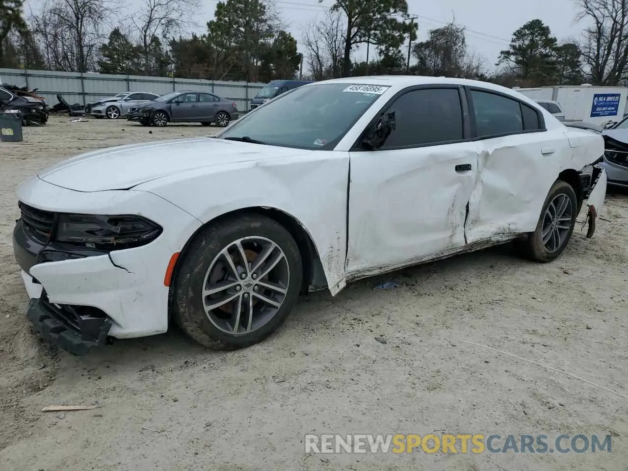 1 fotografías del automóvil dañado 2C3CDXJG9KH756208 DODGE CHARGER 2019