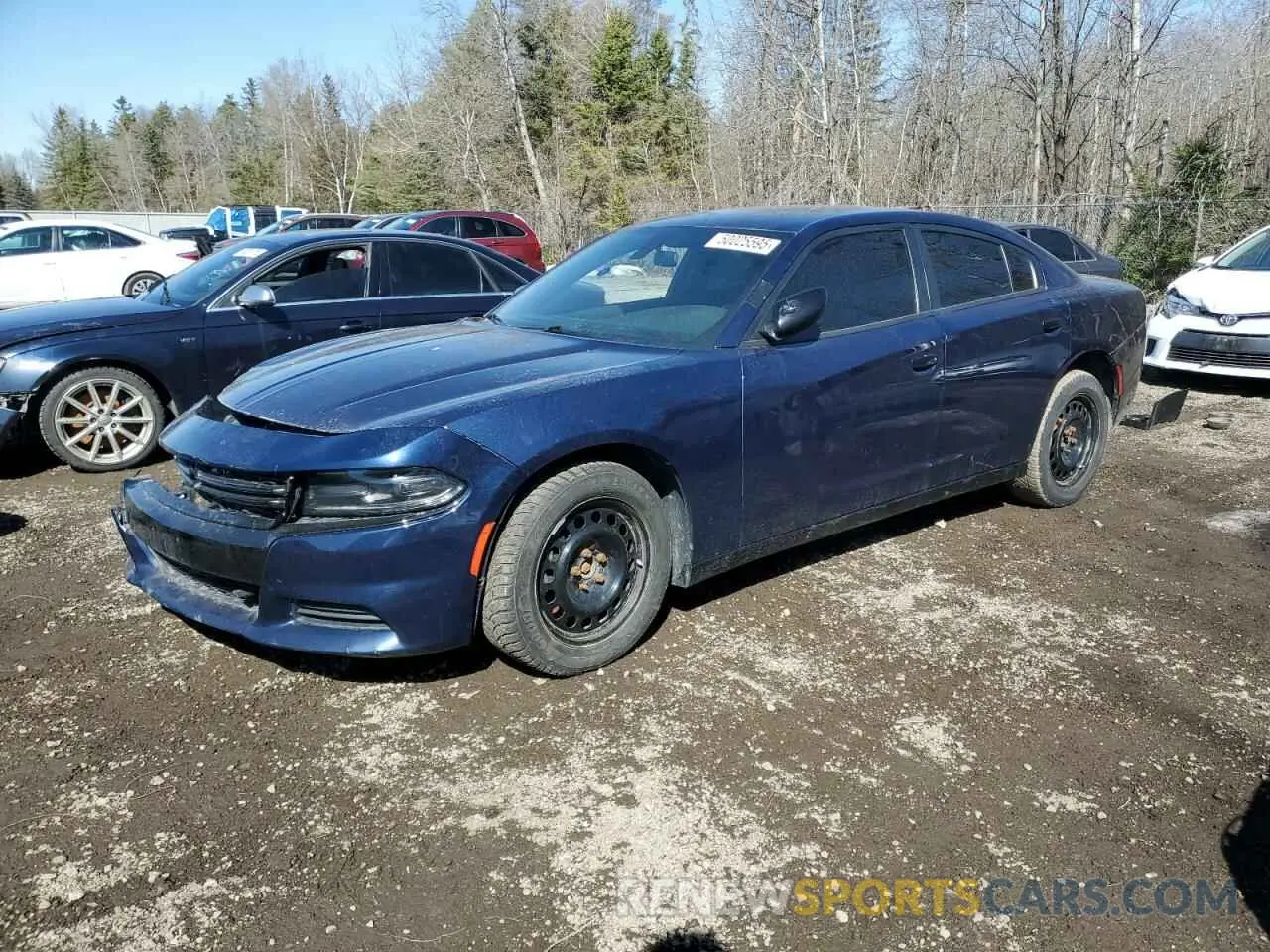 1 fotografías del automóvil dañado 2C3CDXKT0KH683810 DODGE CHARGER 2019
