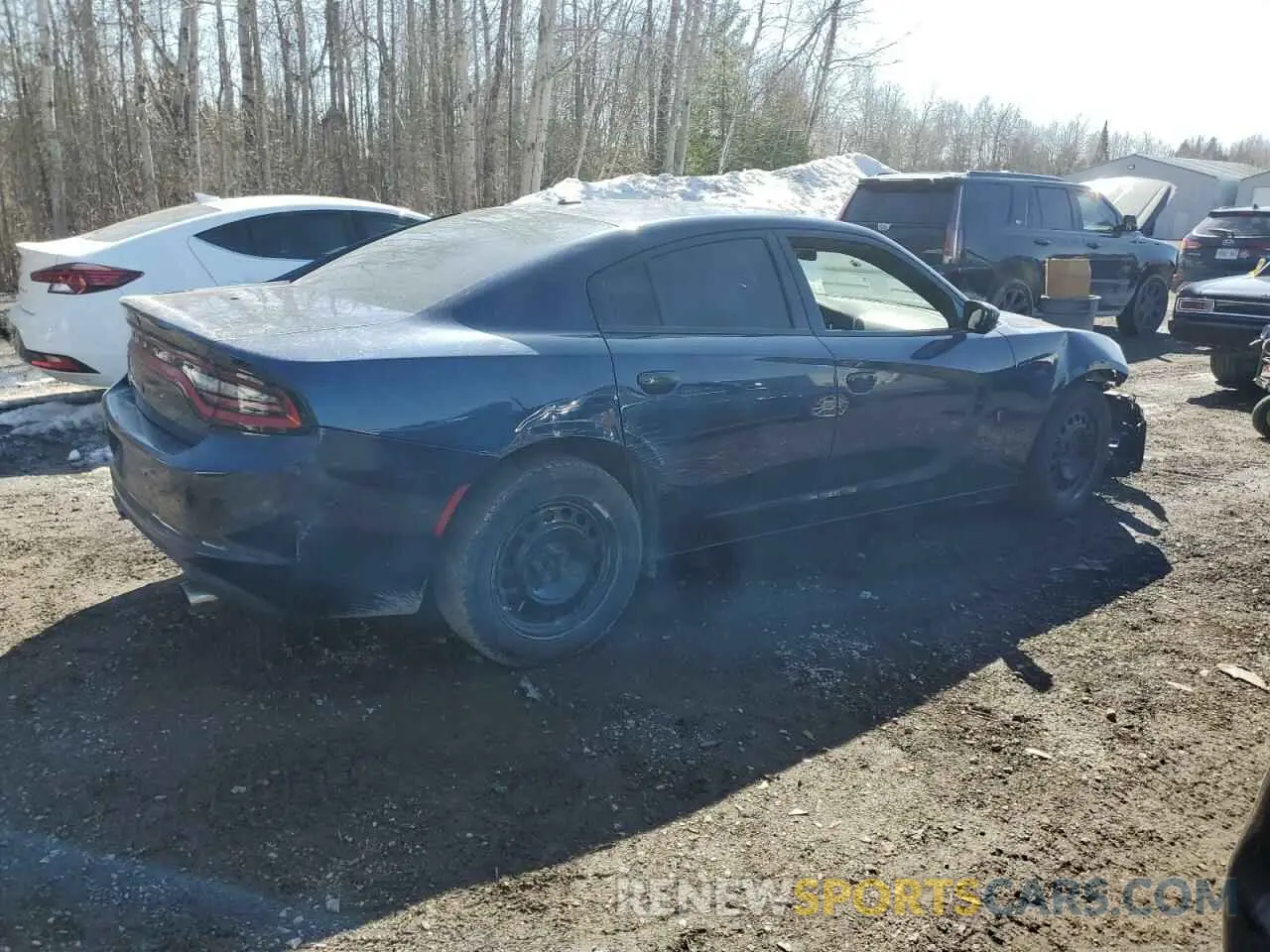 3 fotografías del automóvil dañado 2C3CDXKT0KH683810 DODGE CHARGER 2019