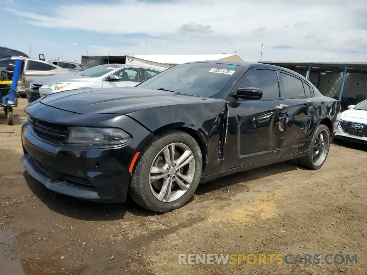 1 fotografías del automóvil dañado 2C3CDXKT5KH577191 DODGE CHARGER 2019