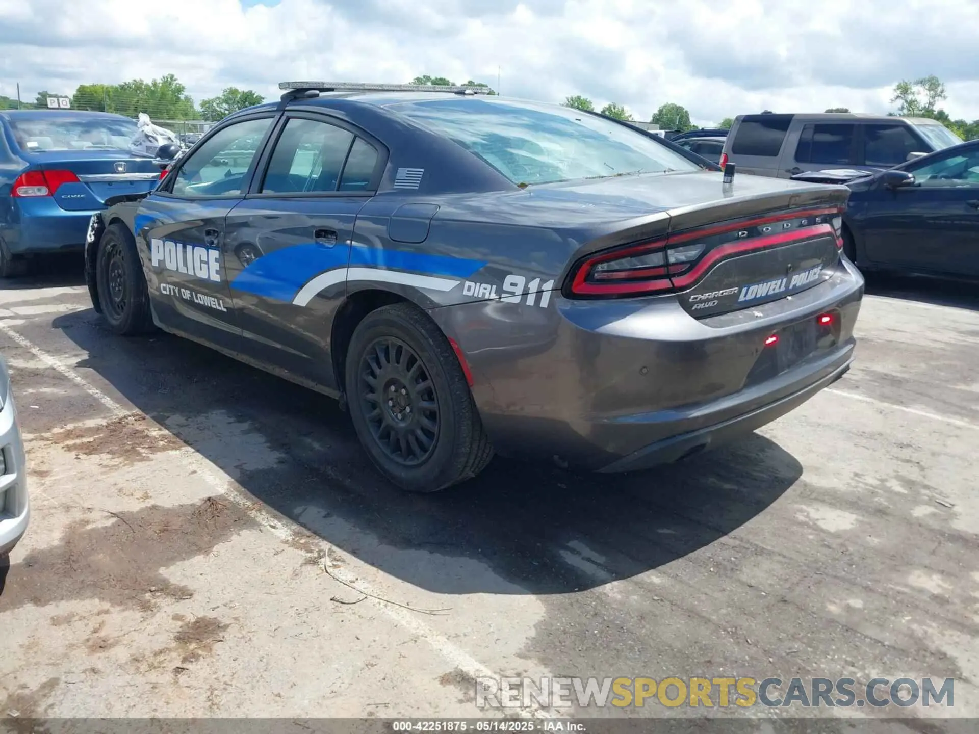 3 fotografías del automóvil dañado 2C3CDXKT6KH749633 DODGE CHARGER 2019