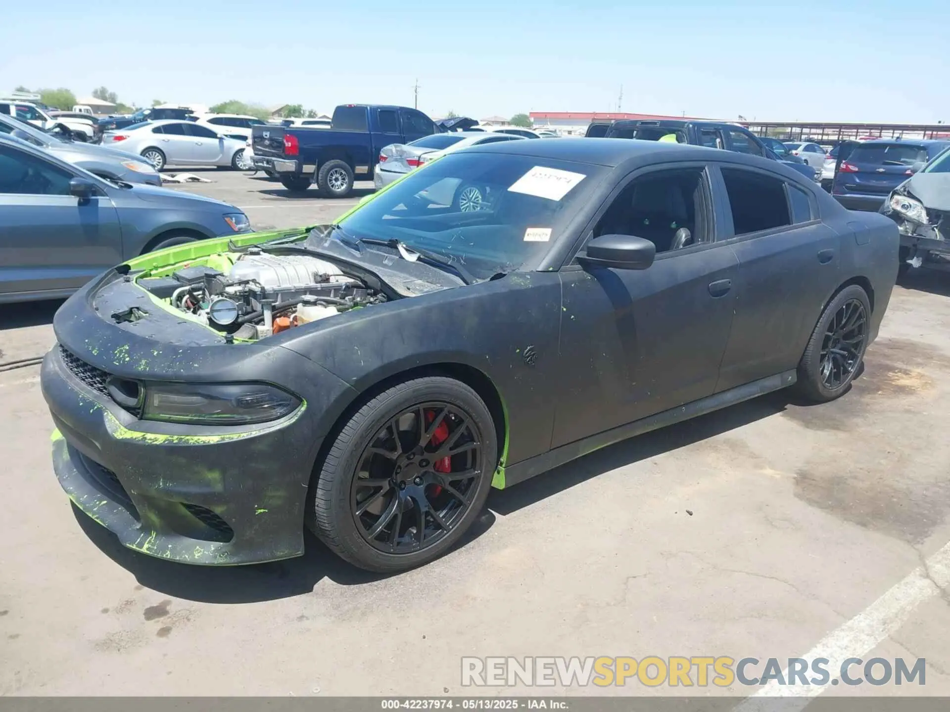 2 fotografías del automóvil dañado 2C3CDXL98KH732884 DODGE CHARGER 2019