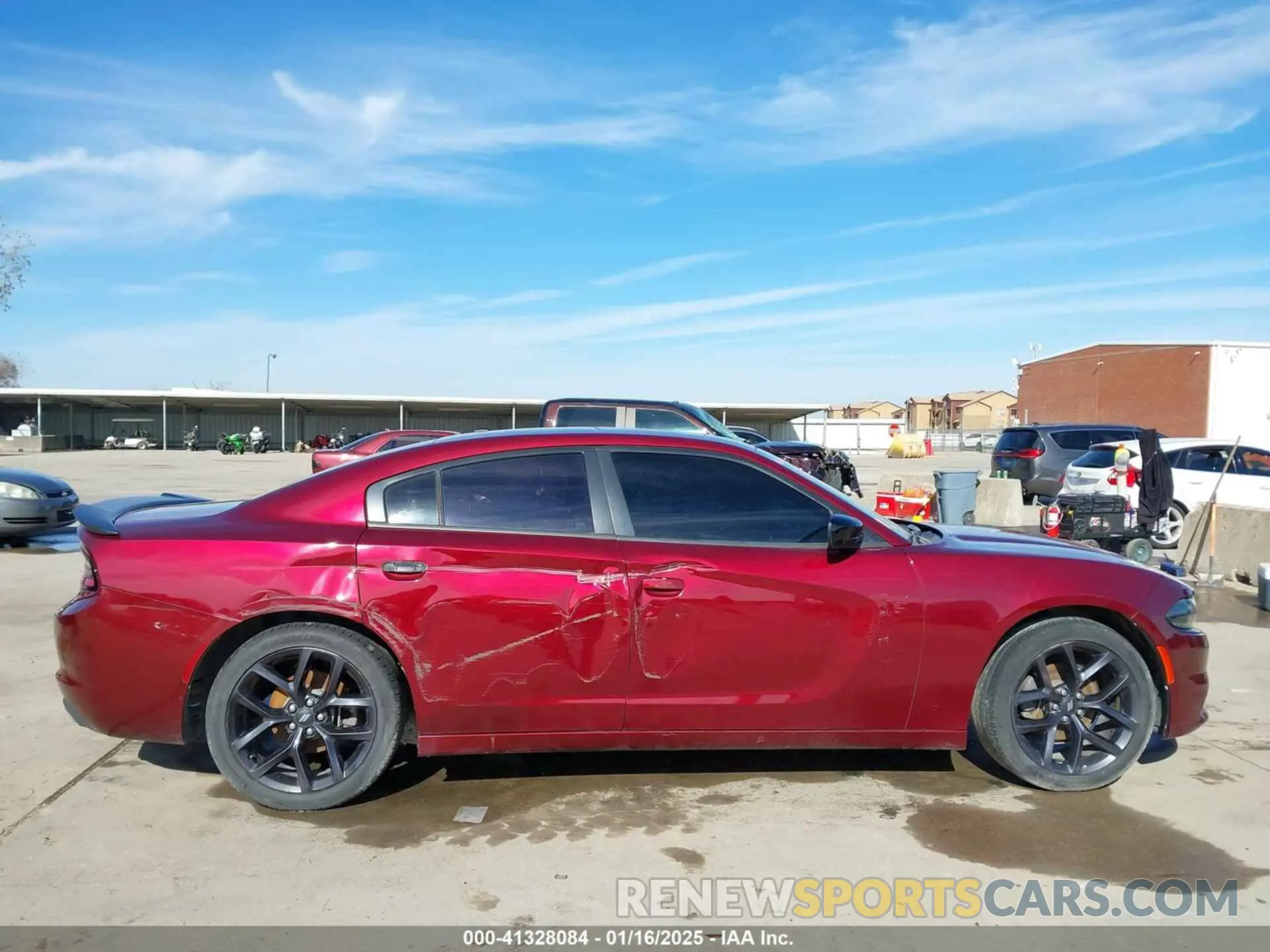 6 fotografías del automóvil dañado 2C3CDXBG3LH104815 DODGE CHARGER 2020