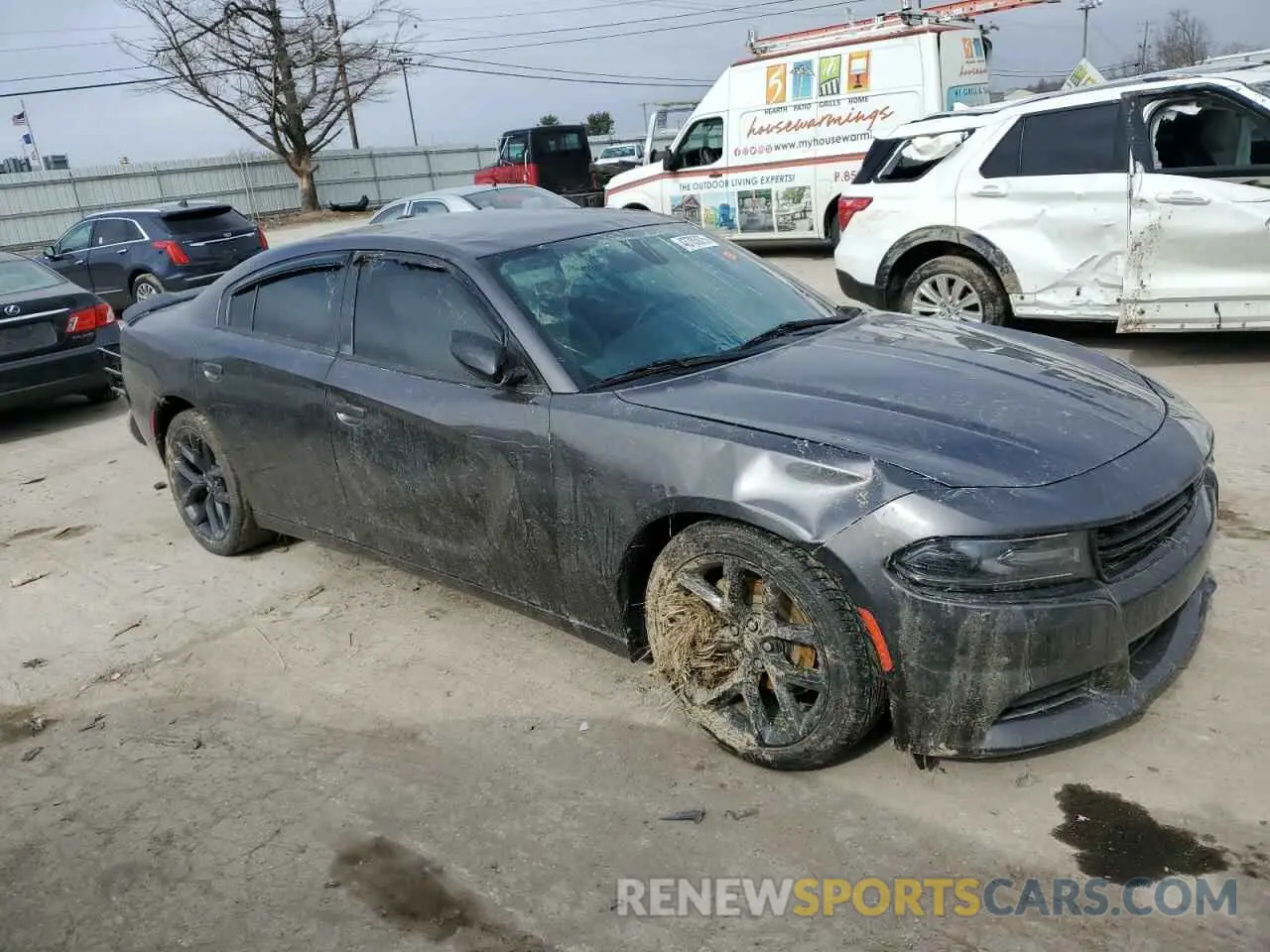 4 fotografías del automóvil dañado 2C3CDXBG3LH167669 DODGE CHARGER 2020