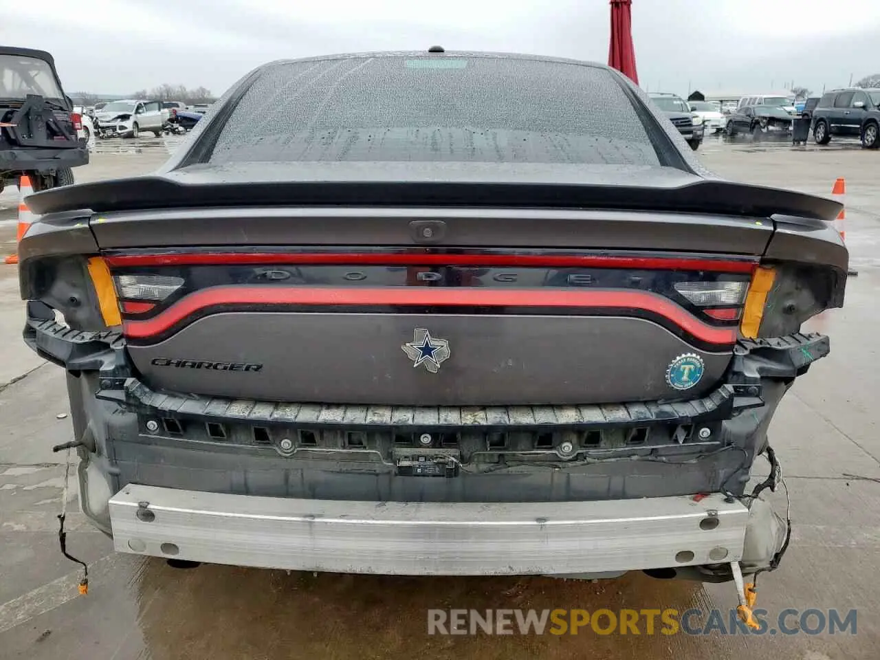 6 fotografías del automóvil dañado 2C3CDXBG3LH238384 DODGE CHARGER 2020