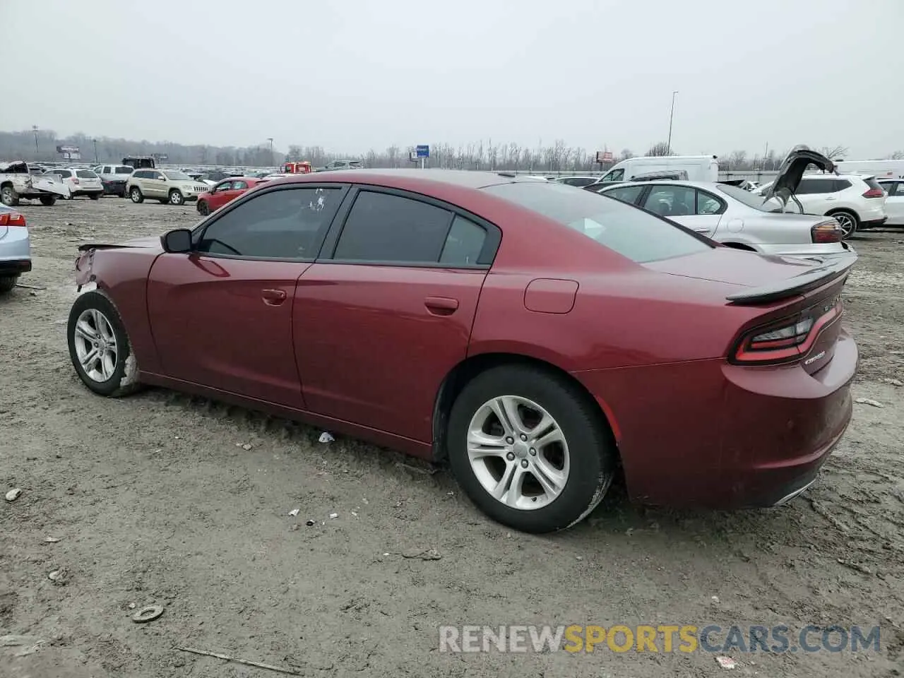 2 fotografías del automóvil dañado 2C3CDXBG5LH112513 DODGE CHARGER 2020