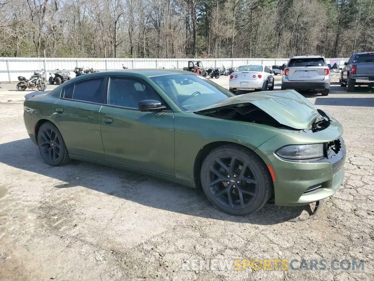 4 fotografías del automóvil dañado 2C3CDXBG5LH177636 DODGE CHARGER 2020