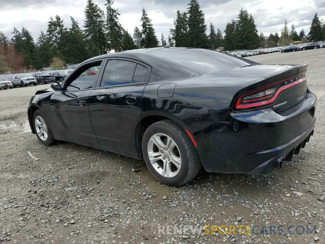2 fotografías del automóvil dañado 2C3CDXBG6LH133421 DODGE CHARGER 2020