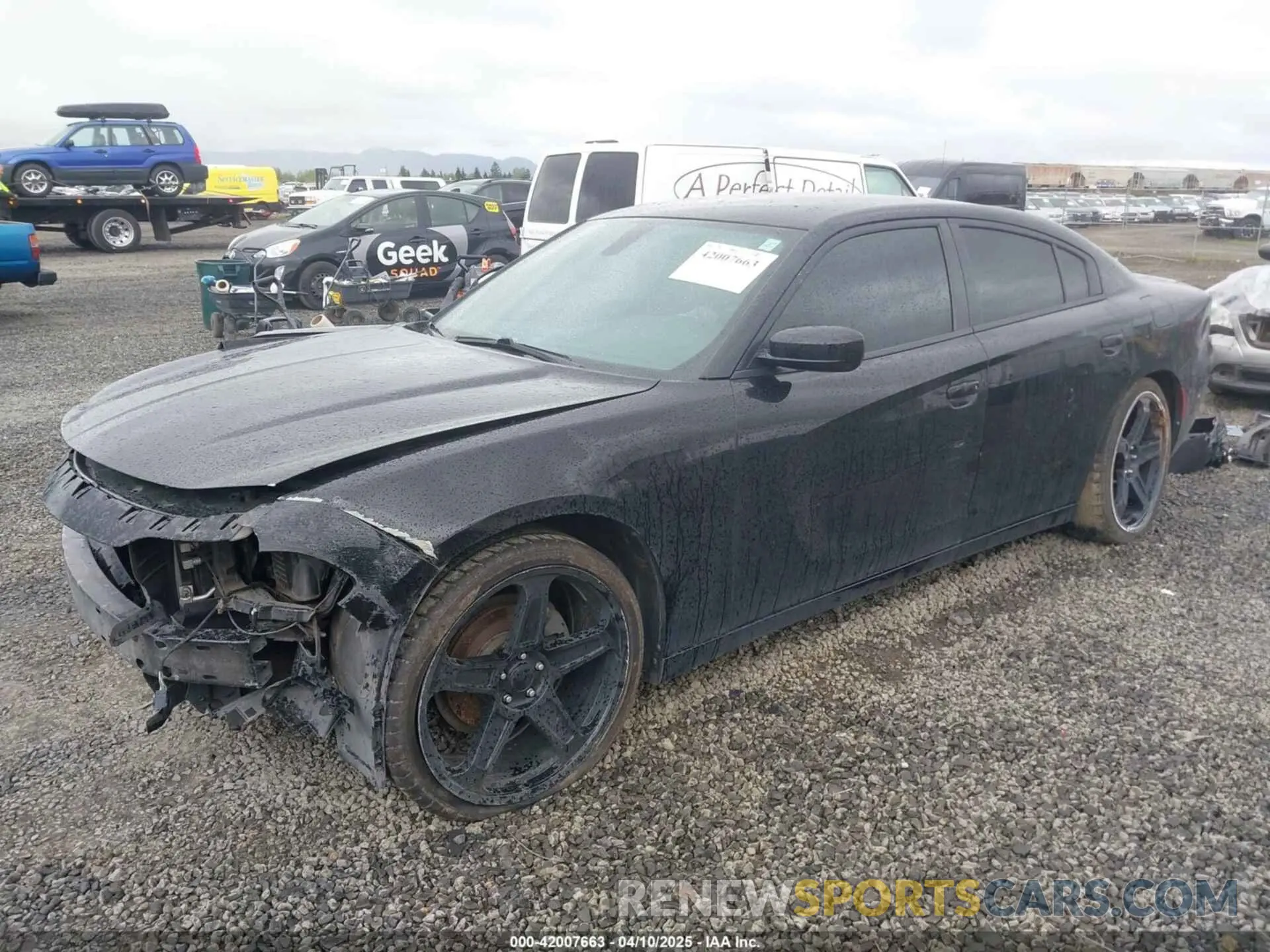 2 fotografías del automóvil dañado 2C3CDXBG6LH160828 DODGE CHARGER 2020