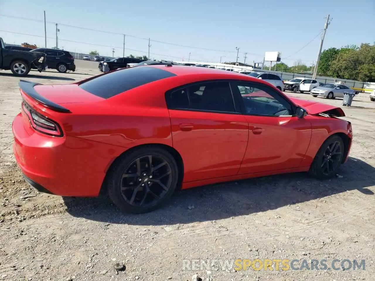3 fotografías del automóvil dañado 2C3CDXBG7LH233043 DODGE CHARGER 2020
