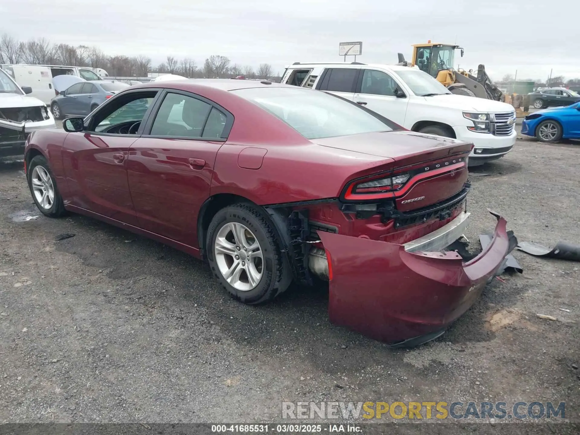 3 fotografías del automóvil dañado 2C3CDXBG8LH140371 DODGE CHARGER 2020