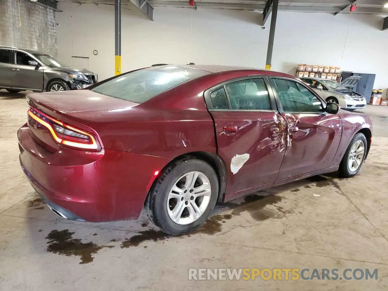 3 fotografías del automóvil dañado 2C3CDXBG8LH156103 DODGE CHARGER 2020