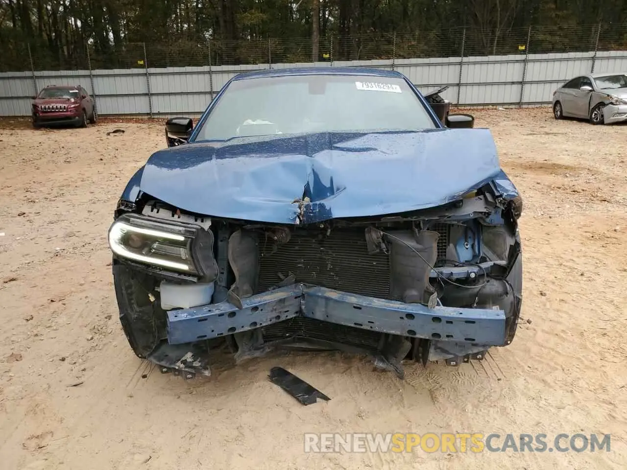 5 fotografías del automóvil dañado 2C3CDXBGXLH150576 DODGE CHARGER 2020