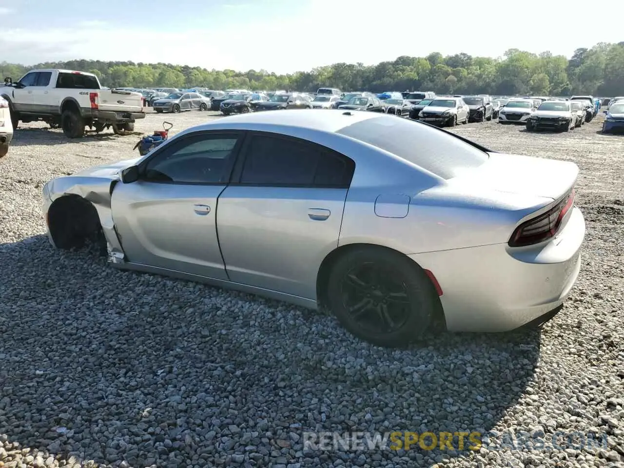 2 fotografías del automóvil dañado 2C3CDXBGXLH163537 DODGE CHARGER 2020