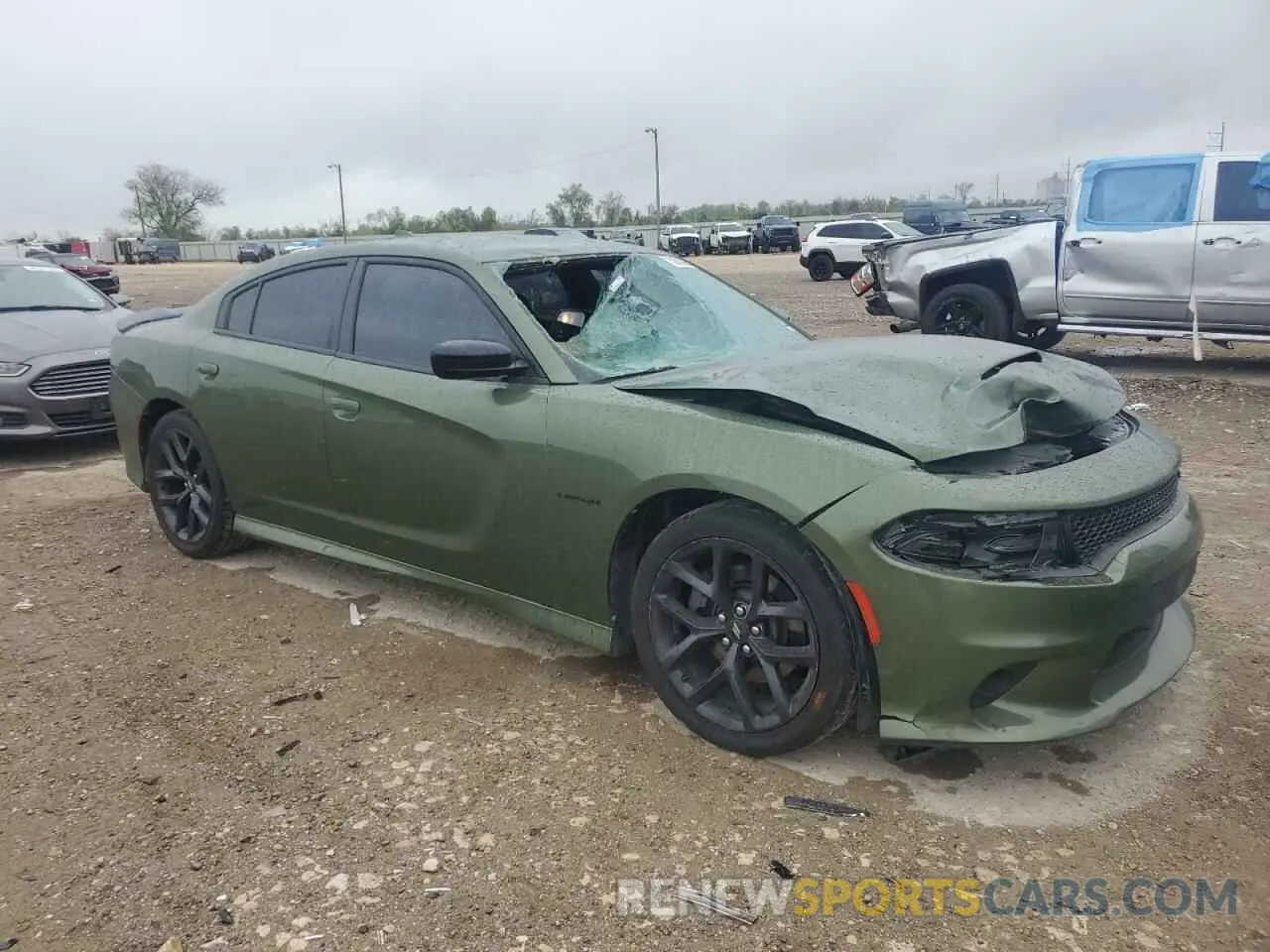 4 fotografías del automóvil dañado 2C3CDXCT1LH153734 DODGE CHARGER 2020